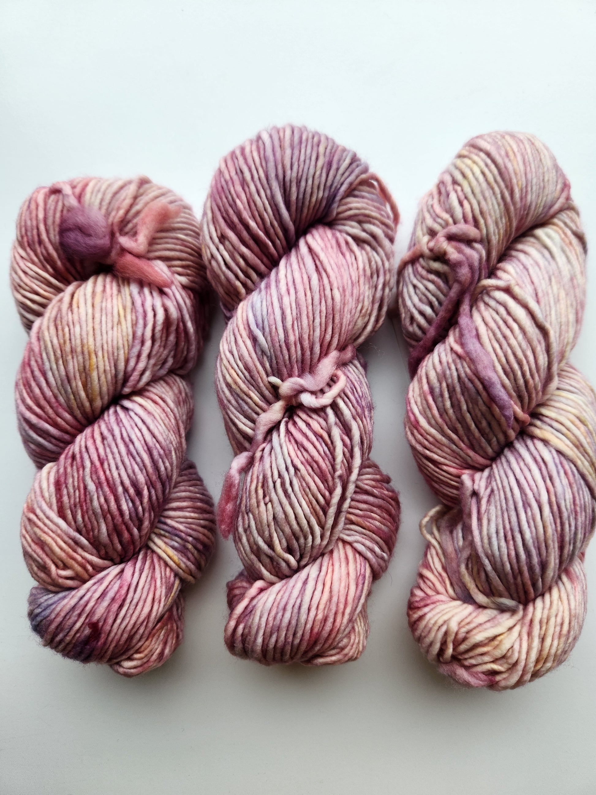 Malabrigo | Mecha | Rosalinda | North Road Knits | Hand Dyed | Merino Wool | Bulky Yarn | Single Ply | 100% Superwash Merino Wool 