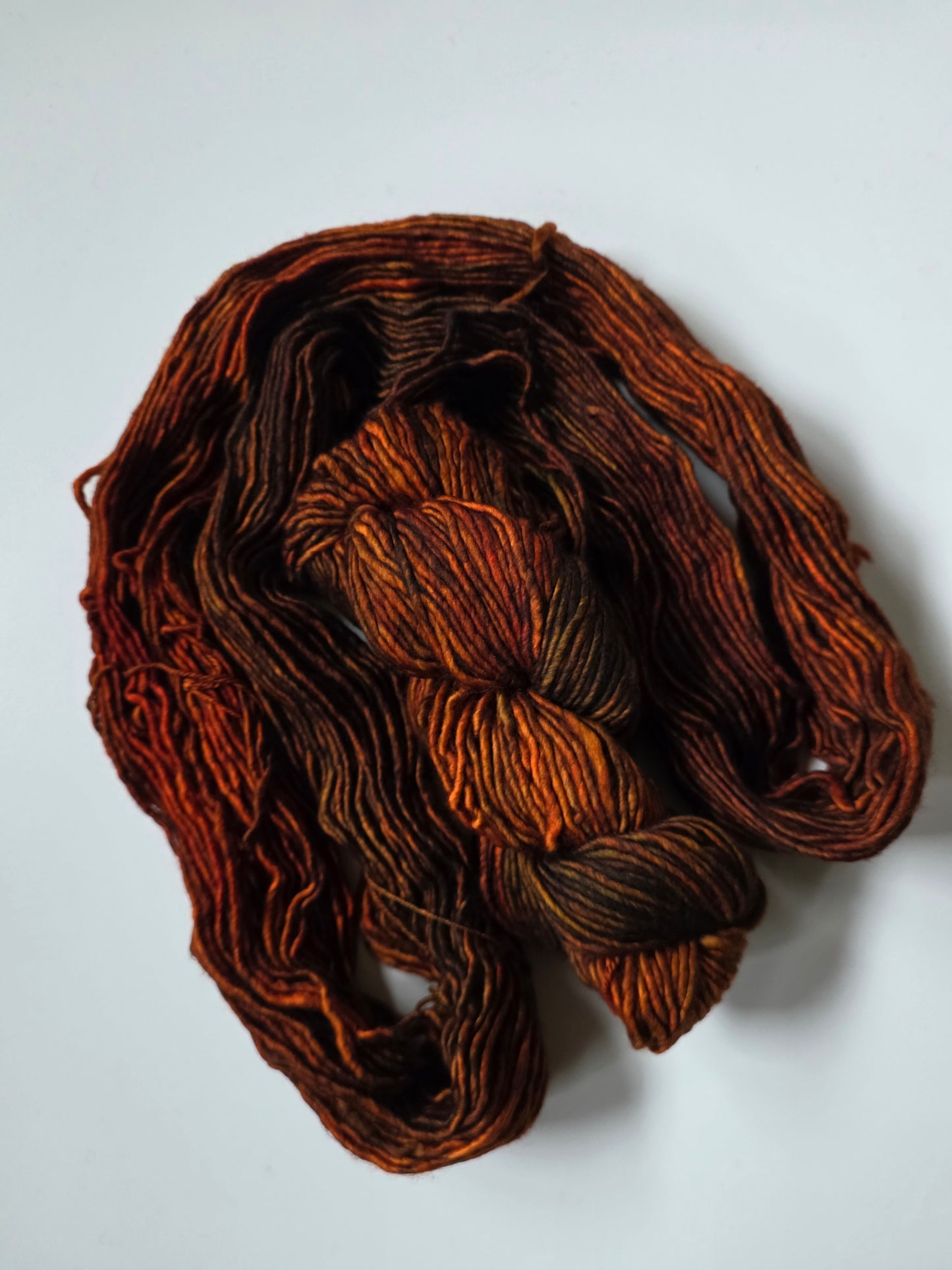 Malabrigo | Mecha | Volcan | North Road Knits | Hand Dyed | Merino Wool | Bulky Yarn | Single Ply | 100% Superwash Merino Wool 