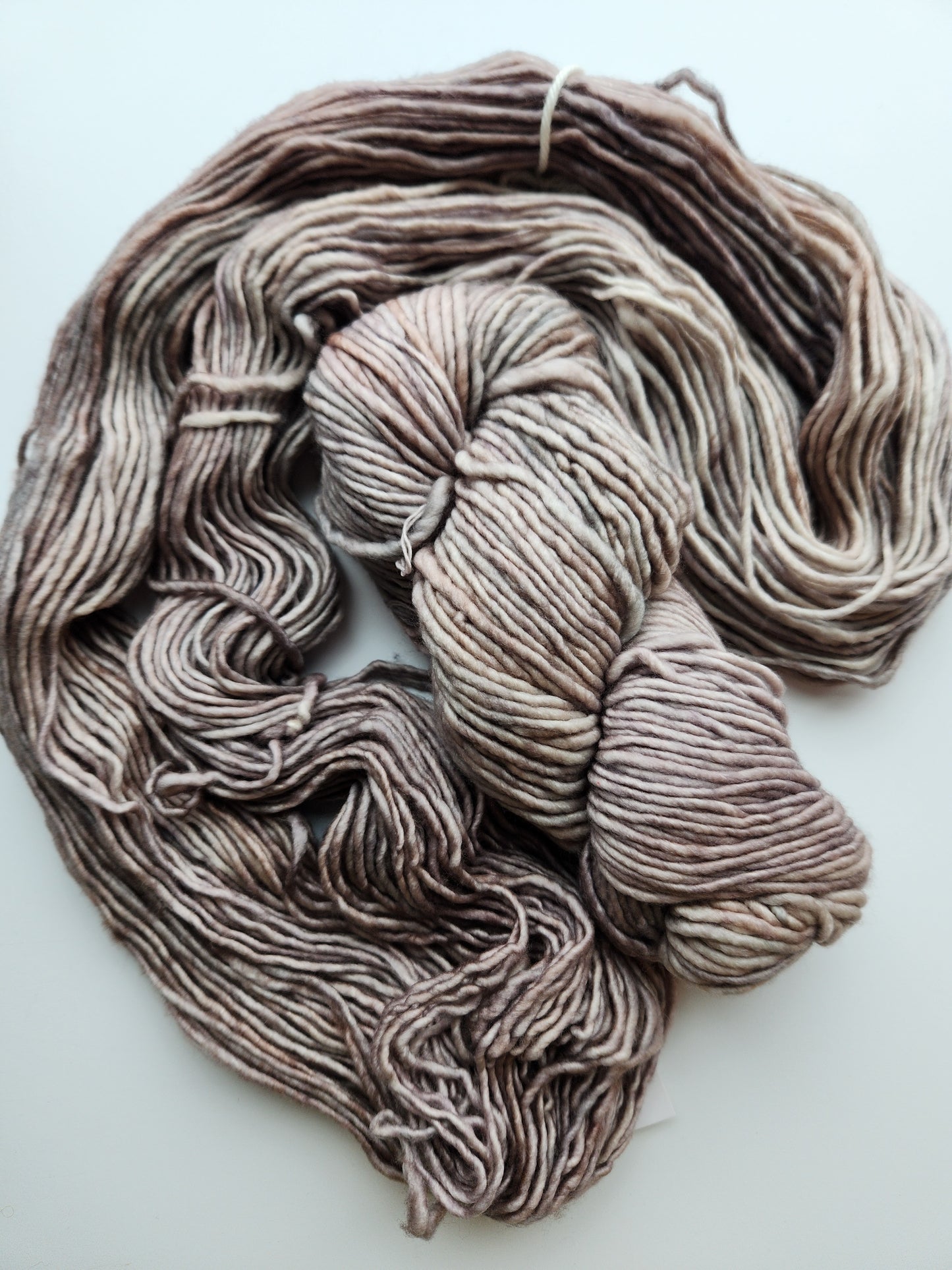 Malabrigo | Mecha | Whole Grain | North Road Knits | Hand Dyed | Merino Wool | Bulky Yarn | Single Ply | 100% Superwash Merino Wool 