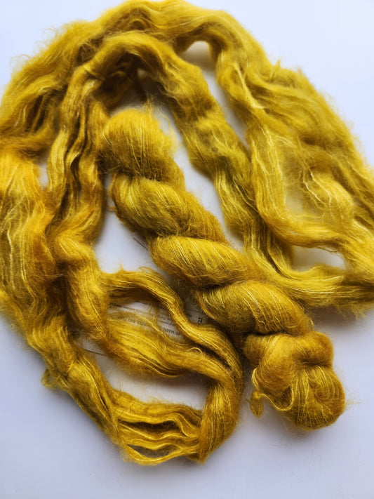 Malabrigo | Mohair | Frank Ochre | North Road Knits | Hand Dyed | Lace | Single Ply 