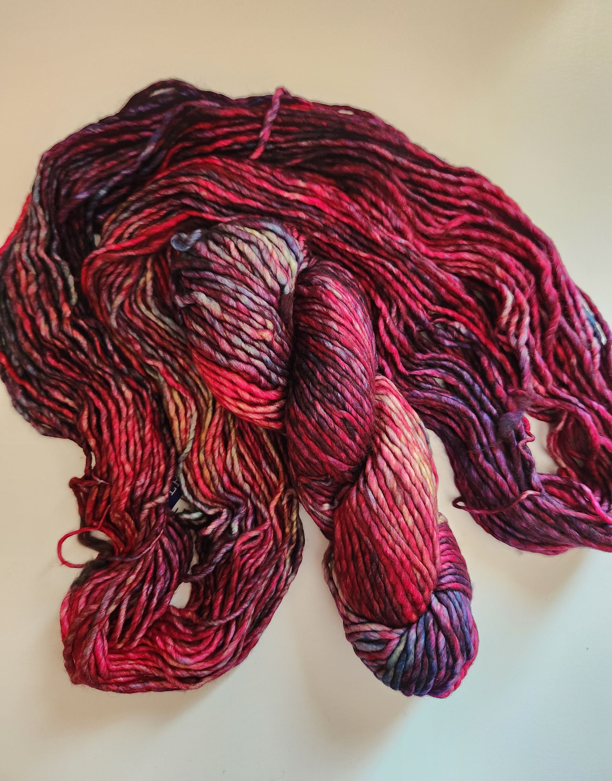 Malabrigo | Noventa | Aniversario | North Road Knits | Hand Dyed | Merino Wool |  Bulky Yarn | 100% Superwash Merino | Single Ply Twisted