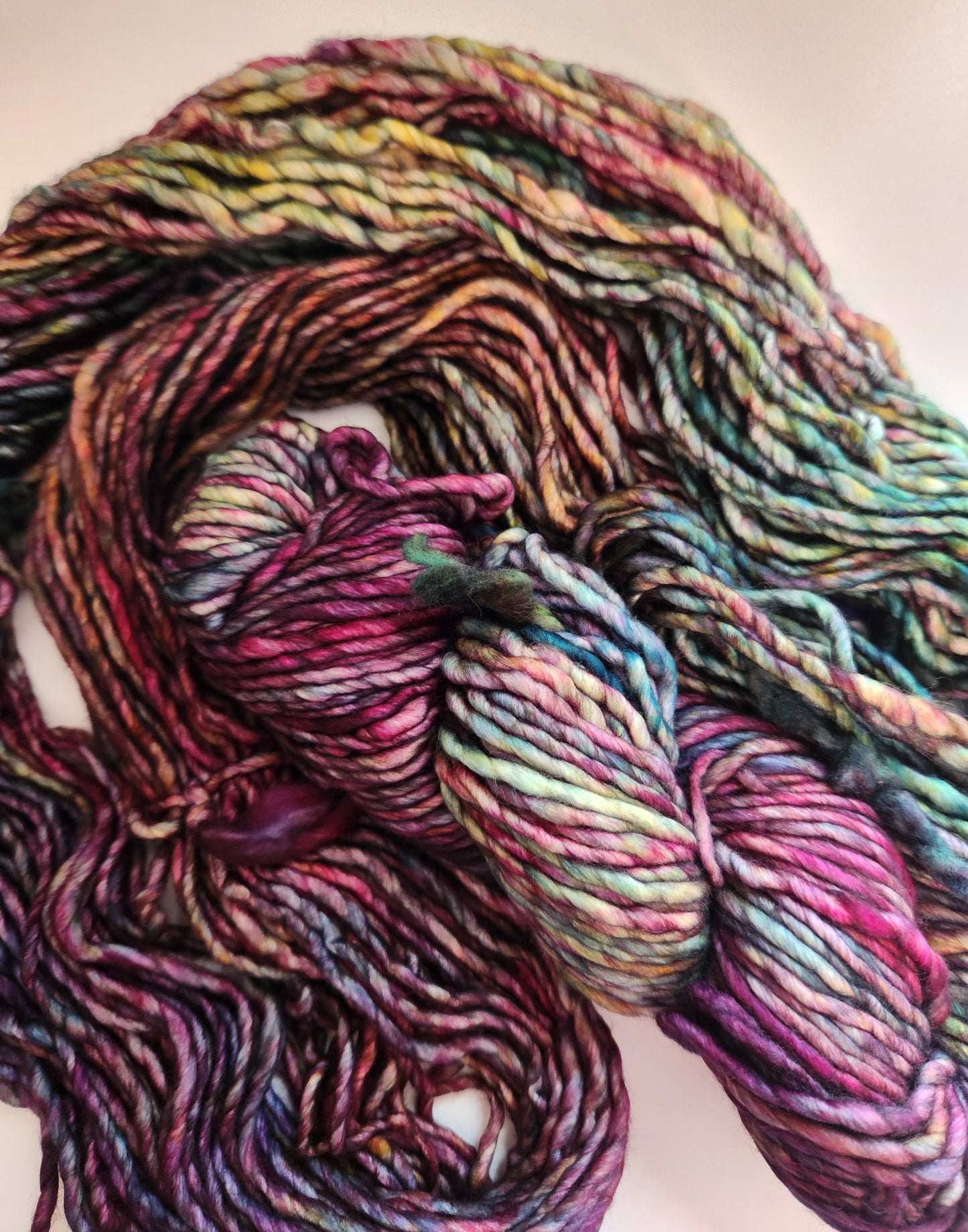 Malabrigo | Noventa | Arco Iris | North Road Knits | Hand Dyed | Merino Wool |  Bulky Yarn | 100% Superwash Merino | Single Ply Twisted
