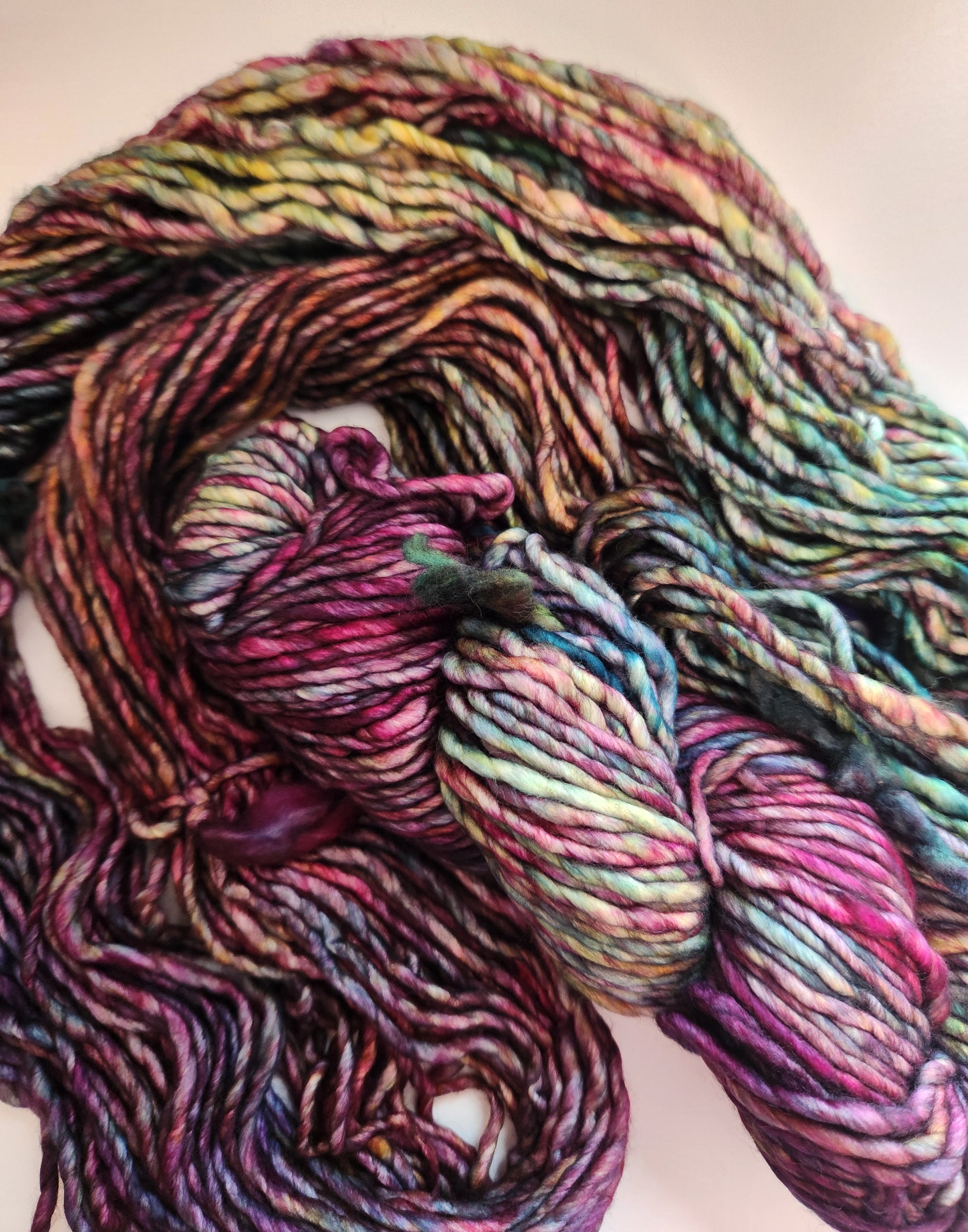 Malabrigo | Noventa | Arco Iris | North Road Knits | Hand Dyed | Merino Wool |  Bulky Yarn | 100% Superwash Merino | Single Ply Twisted