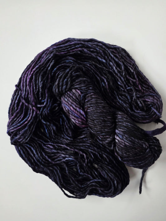 Malabrigo | Noventa | Cowboy | North Road Knits | Hand Dyed | Merino Wool |  Bulky Yarn | 100% Superwash Merino | Single Ply Twisted