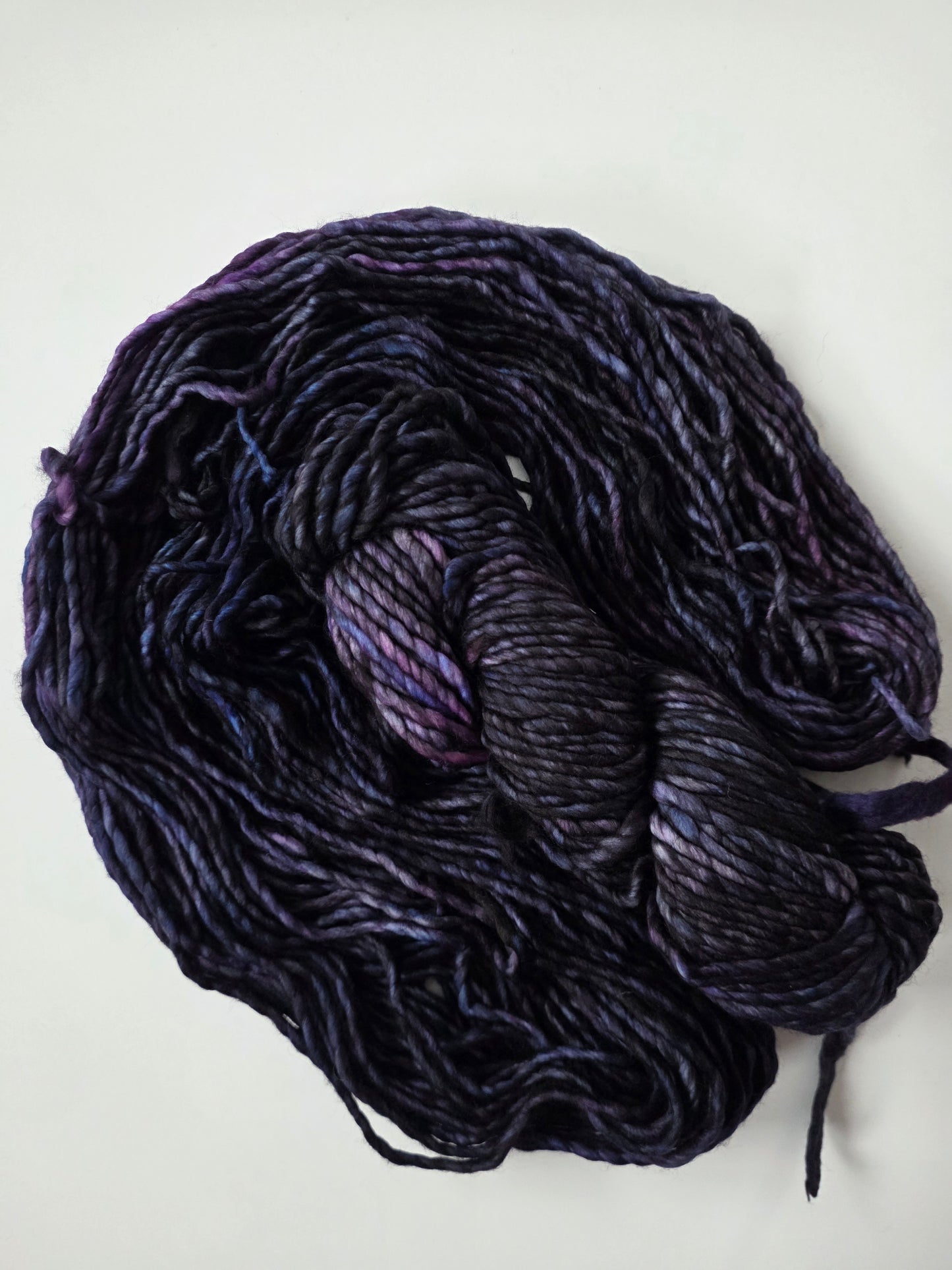 Malabrigo | Noventa | Cowboy | North Road Knits | Hand Dyed | Merino Wool |  Bulky Yarn | 100% Superwash Merino | Single Ply Twisted