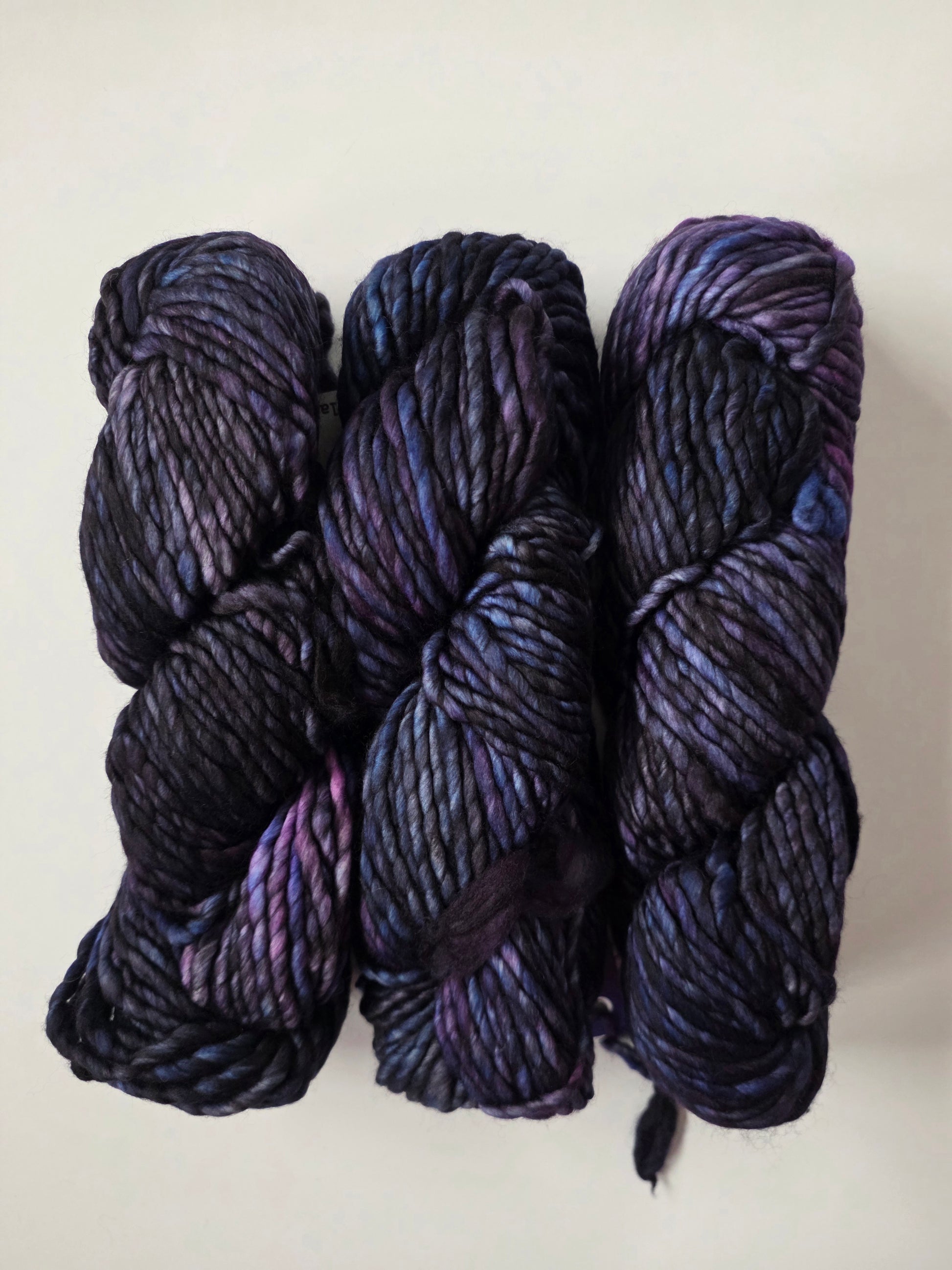 Malabrigo | Noventa | Cowboy | North Road Knits | Hand Dyed | Merino Wool |  Bulky Yarn | 100% Superwash Merino | Single Ply Twisted