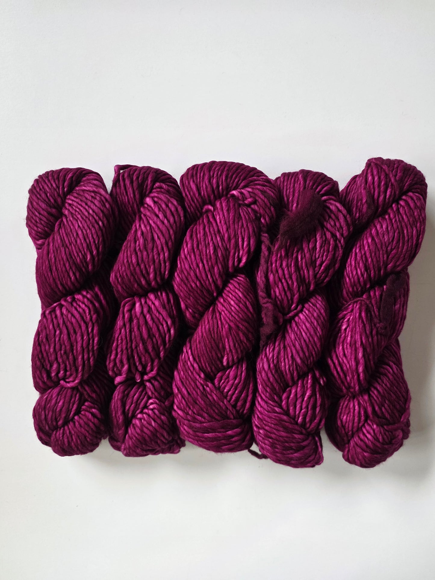 Malabrigo | Noventa | Hollyhock | North Road Knits | Hand Dyed | Merino Wool |  Bulky Yarn | 100% Superwash Merino | Single Ply Twisted | Yarn Shop | Grand Marais | Minnesota Yarn Shop