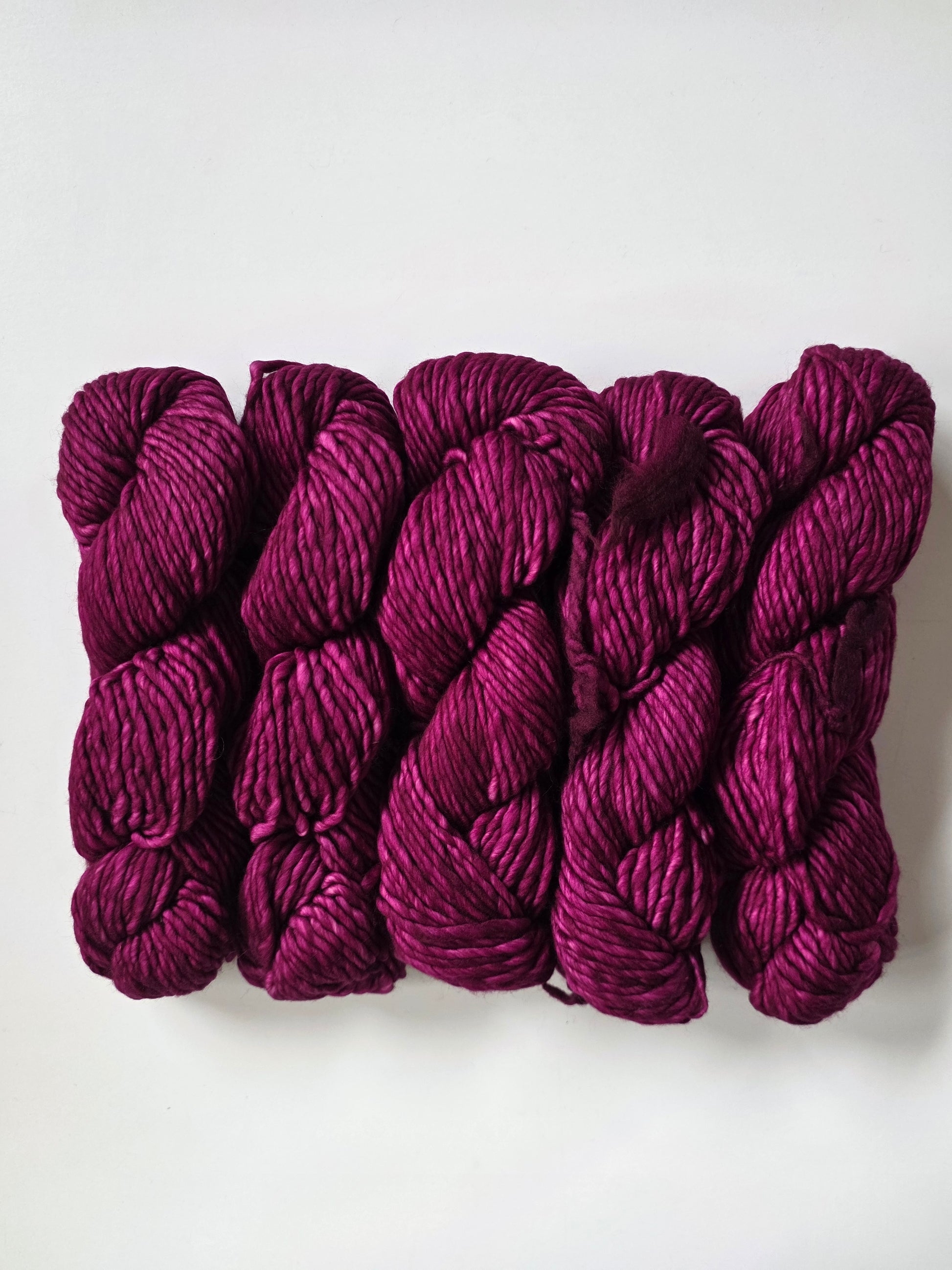 Malabrigo | Noventa | Hollyhock | North Road Knits | Hand Dyed | Merino Wool |  Bulky Yarn | 100% Superwash Merino | Single Ply Twisted | Yarn Shop | Grand Marais | Minnesota Yarn Shop
