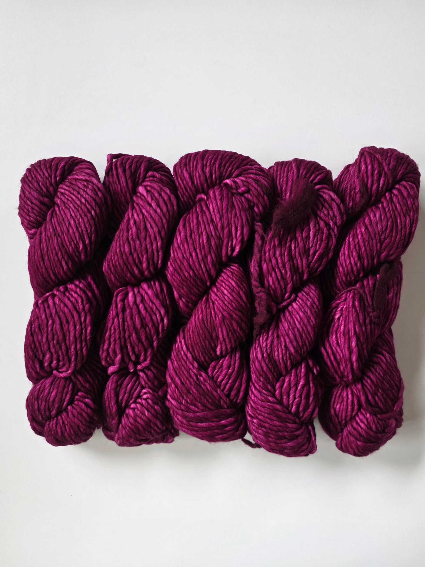 Malabrigo | Noventa | Hollyhock | North Road Knits | Hand Dyed | Merino Wool |  Bulky Yarn | 100% Superwash Merino | Single Ply Twisted | Yarn Shop | Grand Marais | Minnesota Yarn Shop