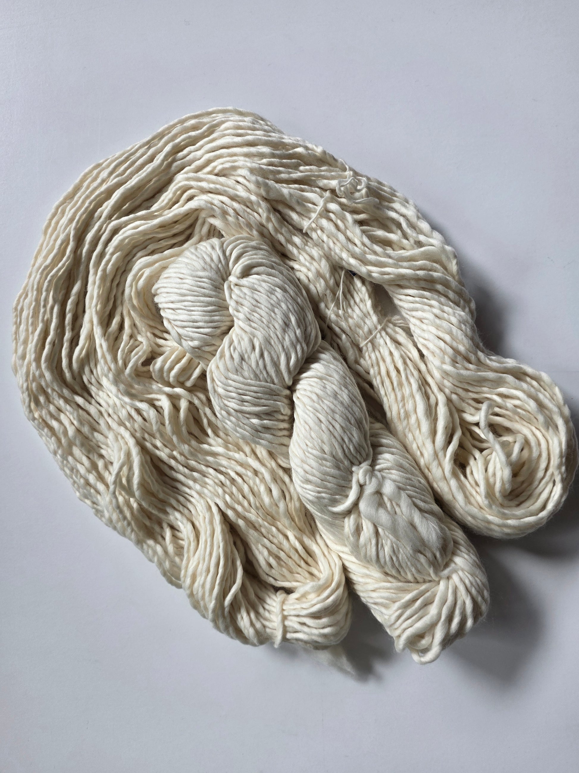 Malabrigo | Noventa | Natural | North Road Knits | Hand Dyed | Merino Wool |  Bulky Yarn | 100% Superwash Merino | Single Ply Twisted | Yarn Shop | Grand Marais | Minnesota Yarn Shop
