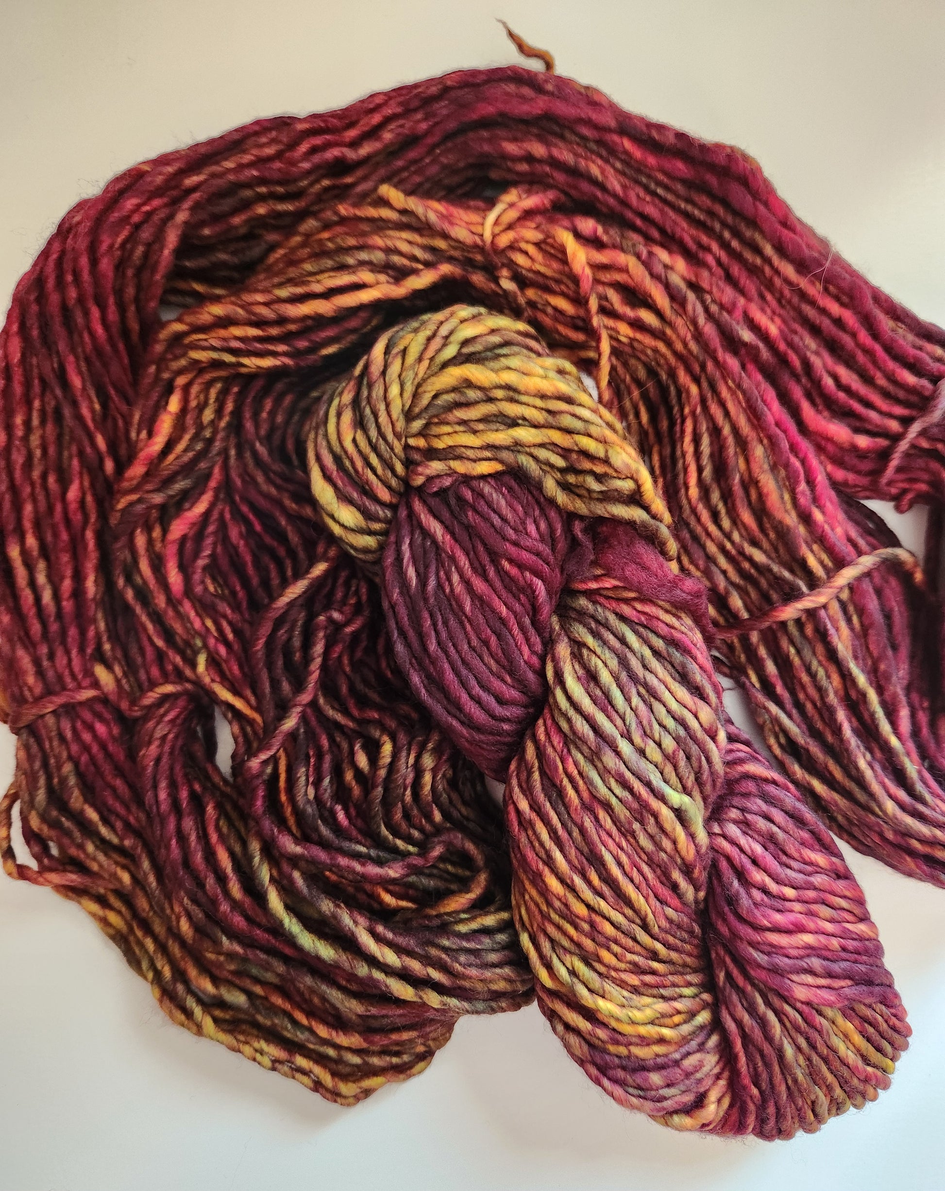 Malabrigo | Noventa | Petrichor | North Road Knits | Hand Dyed | Merino Wool |  Bulky Yarn | 100% Superwash Merino | Single Ply Twisted