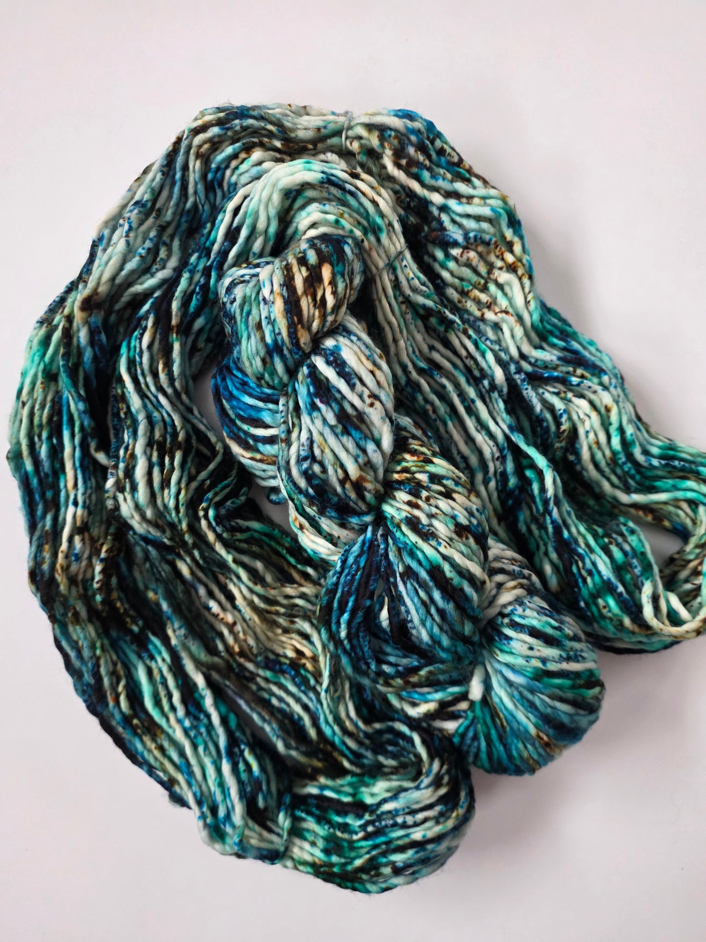 Malabrigo | Noventa | Sea Horse | North Road Knits | Hand Dyed | Merino Wool |  Bulky Yarn | 100% Superwash Merino | Single Ply Twisted