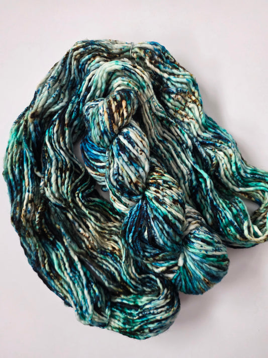 Malabrigo | Noventa | Sea Horse | North Road Knits | Hand Dyed | Merino Wool |  Bulky Yarn | 100% Superwash Merino | Single Ply Twisted