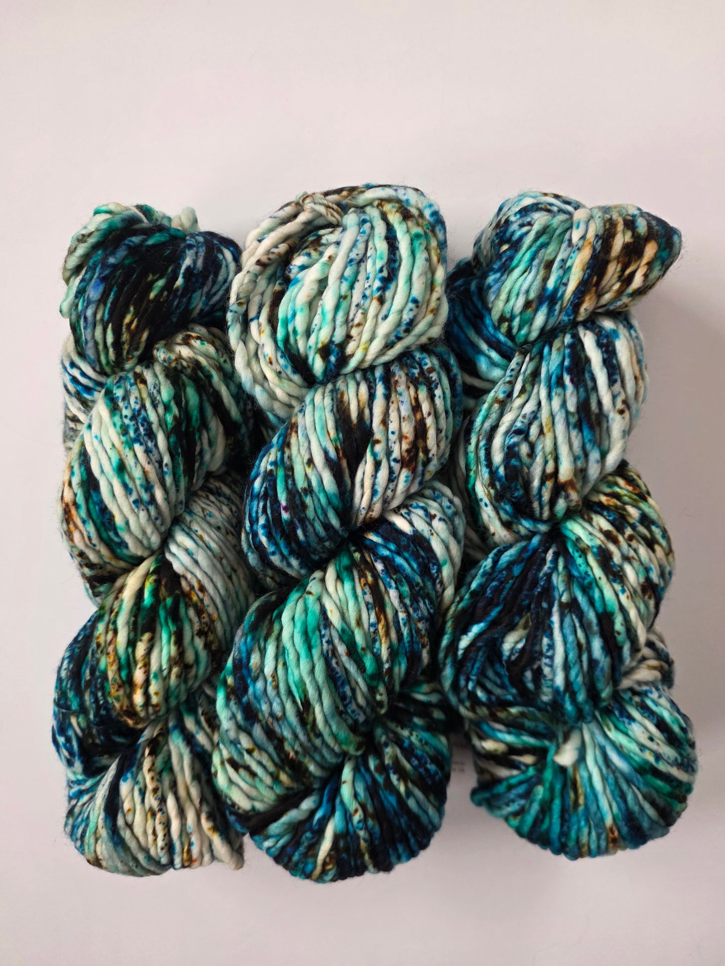 Malabrigo | Noventa | Sea Horse | North Road Knits | Hand Dyed | Merino Wool |  Bulky Yarn | 100% Superwash Merino | Single Ply Twisted