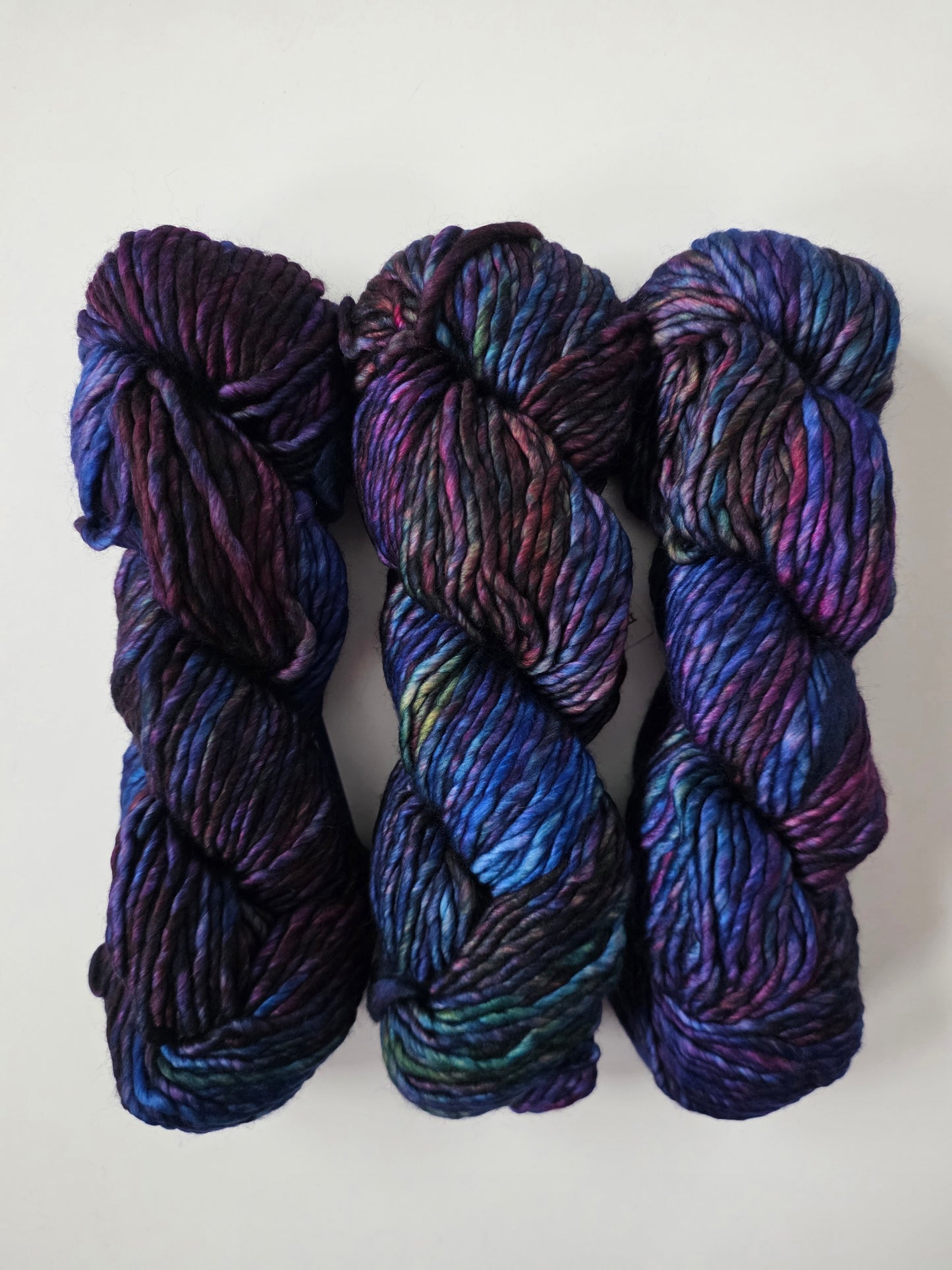 Malabrigo | Noventa | Sombra De Palma | North Road Knits | Hand Dyed | Merino Wool |  Bulky Yarn | 100% Superwash Merino | Single Ply Twisted