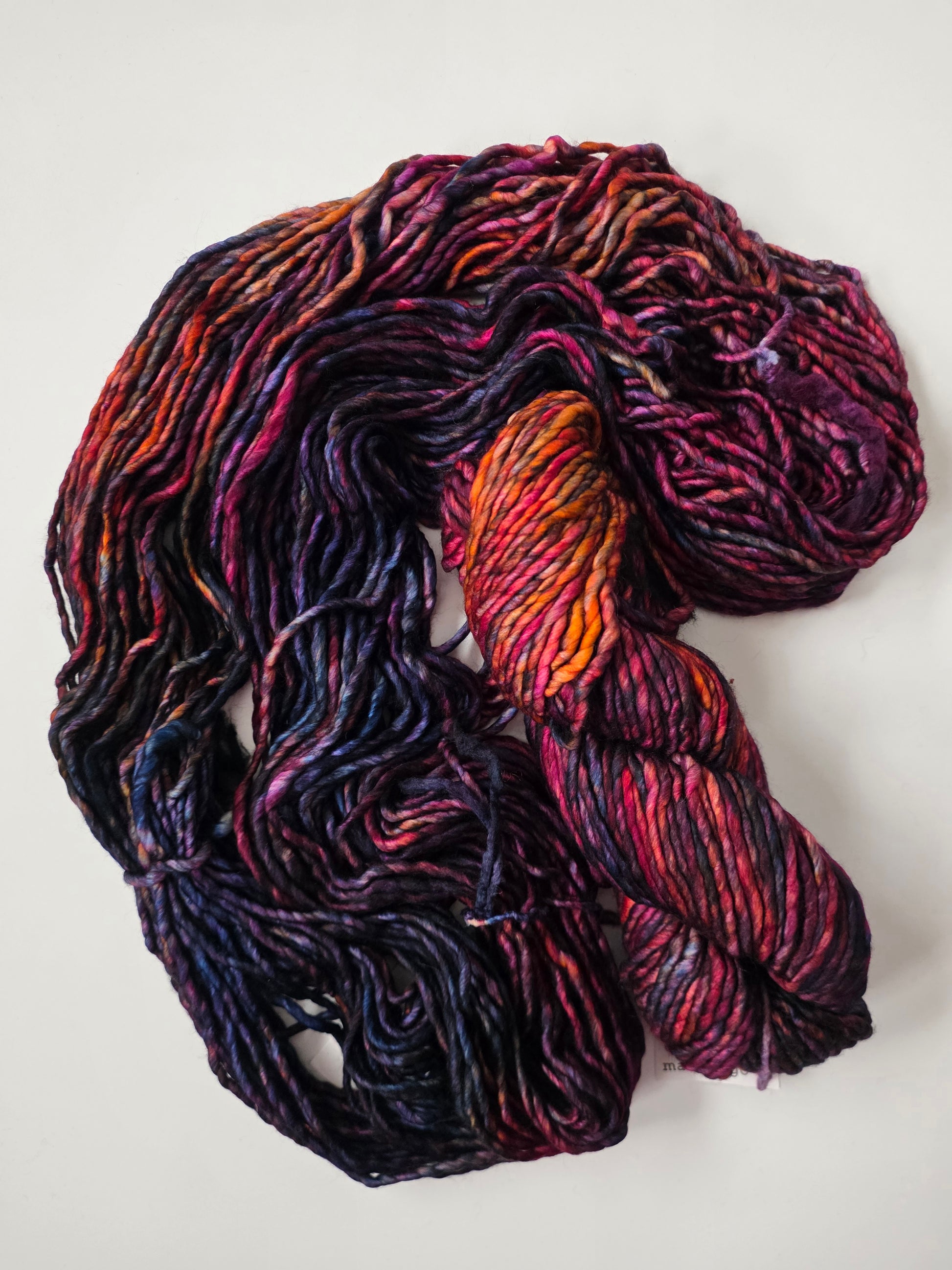 Malabrigo | Noventa | Talisman | North Road Knits | Hand Dyed | Merino Wool |  Bulky Yarn | 100% Superwash Merino | Single Ply Twisted