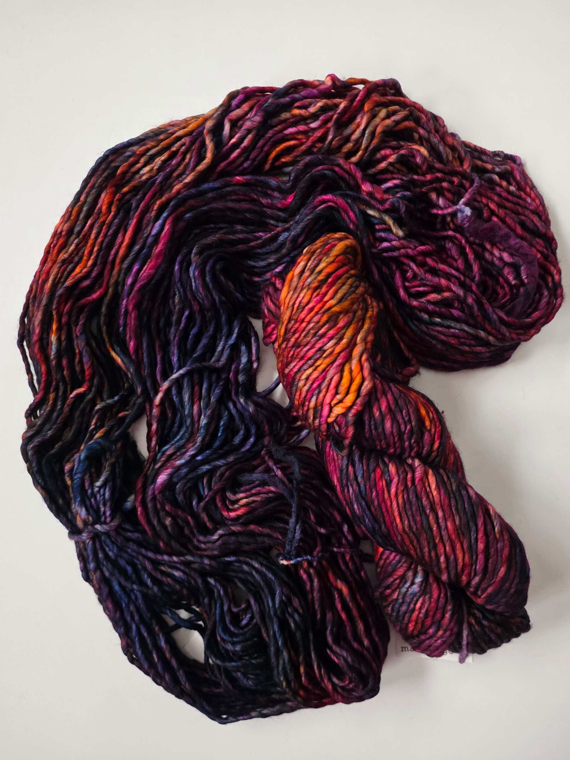 Malabrigo | Noventa | Talisman | North Road Knits | Hand Dyed | Merino Wool |  Bulky Yarn | 100% Superwash Merino | Single Ply Twisted
