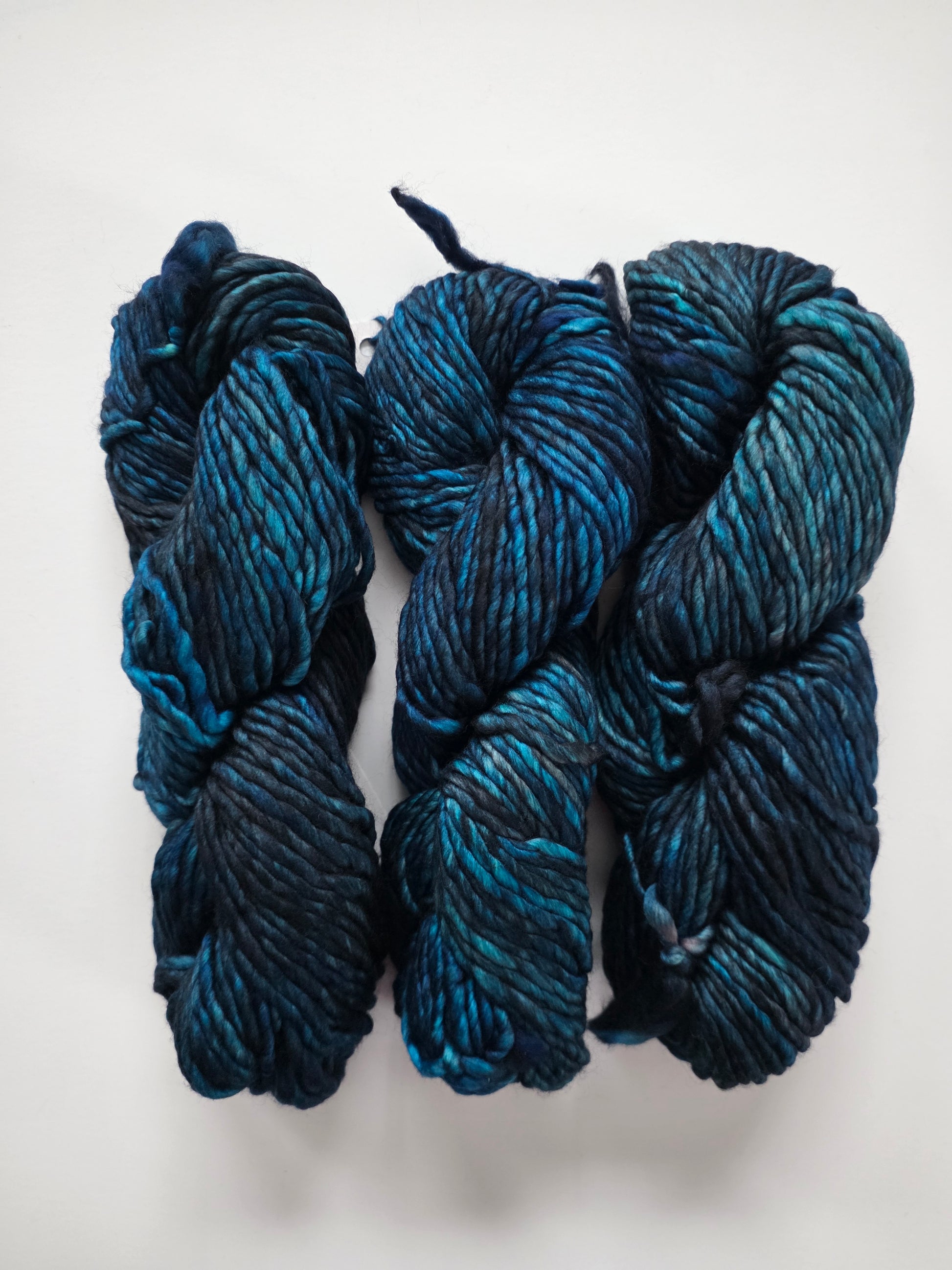 Malabrigo | Noventa | Under The Sea | North Road Knits | Hand Dyed | Merino Wool |  Bulky Yarn | 100% Superwash Merino | Single Ply Twisted