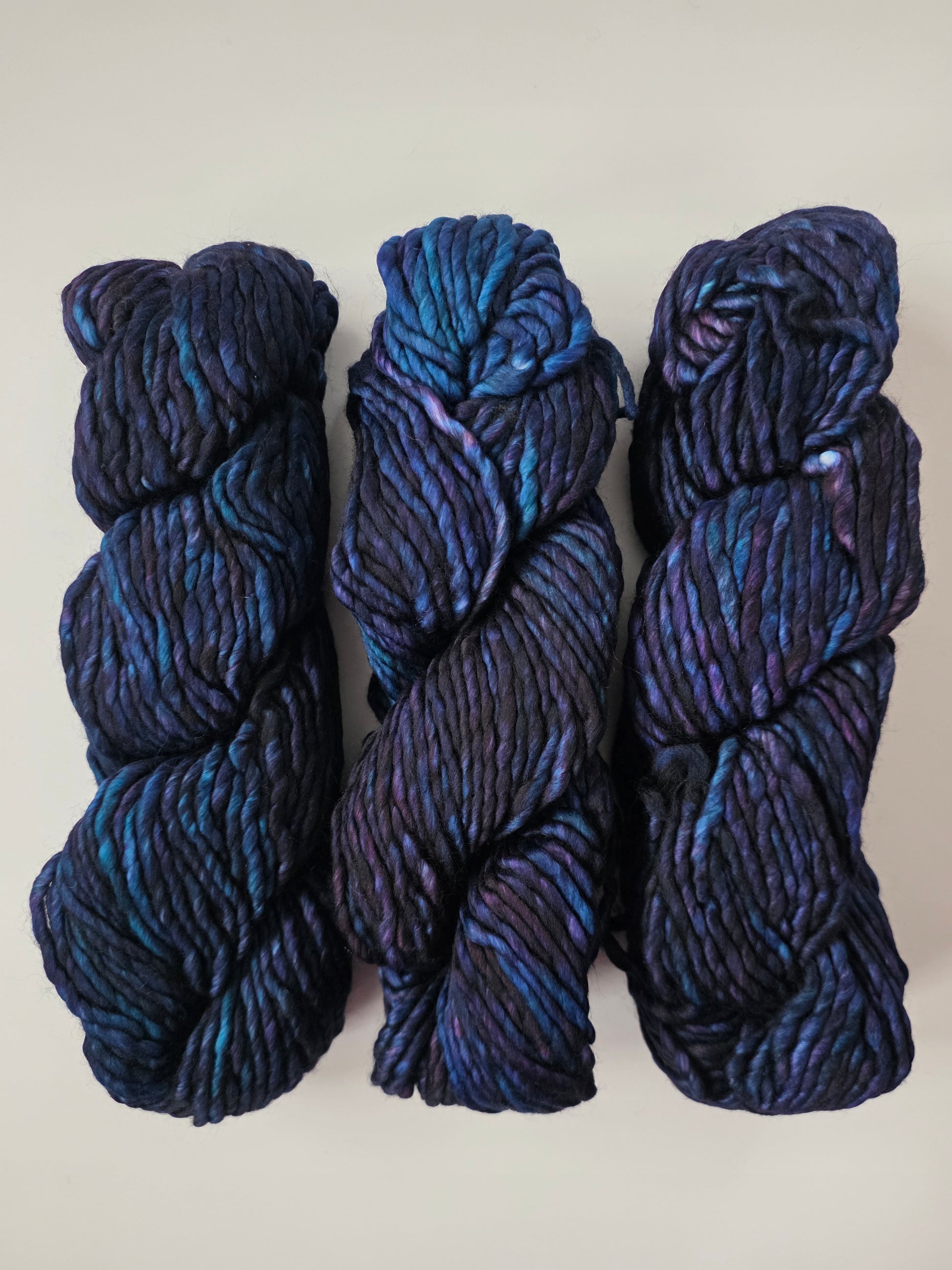 Malabrigo | Noventa | Whale's Road | North Road Knits | Hand Dyed | Merino Wool |  Bulky Yarn | 100% Superwash Merino | Single Ply Twisted
