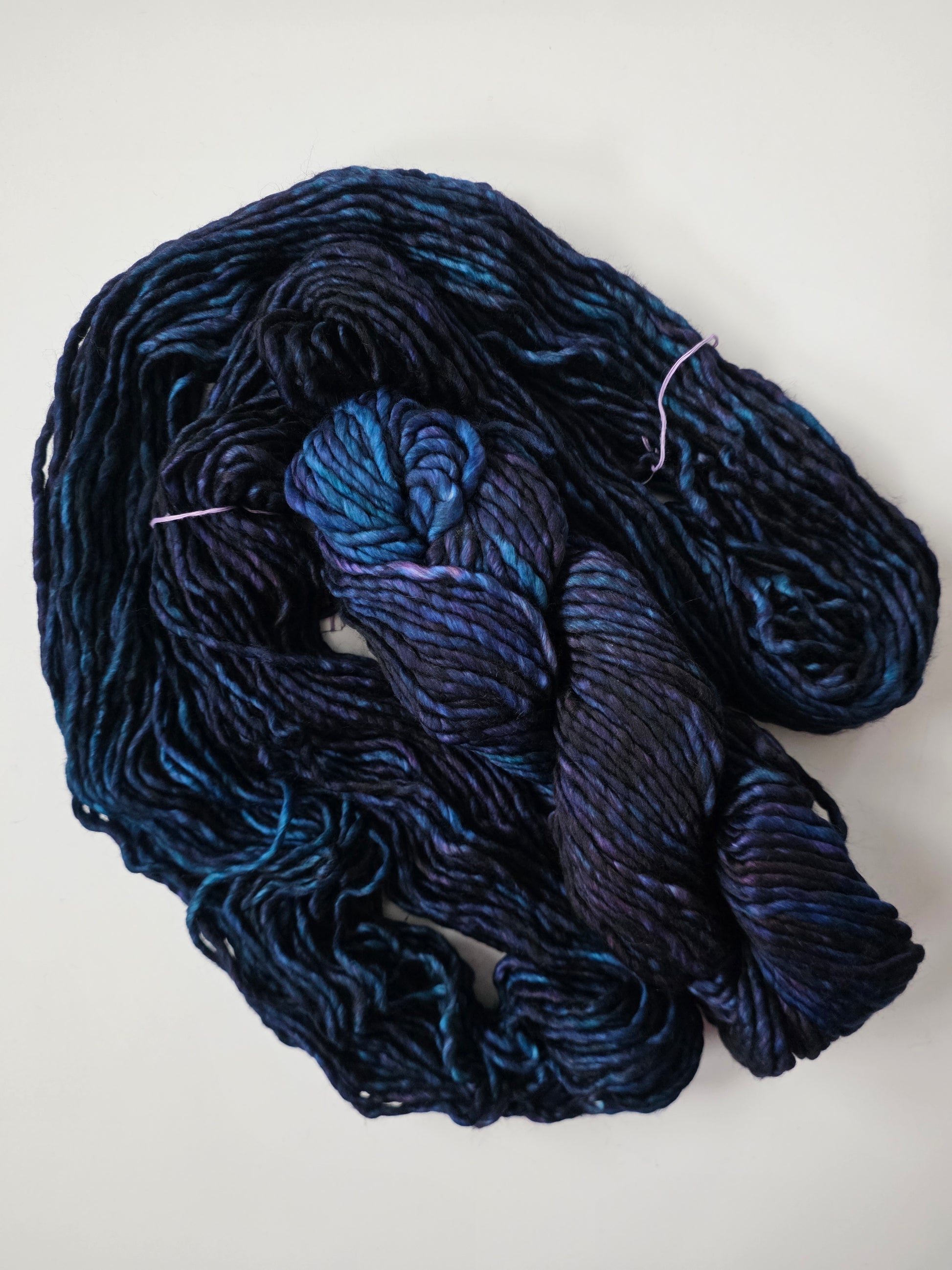 Malabrigo | Noventa | Whale's Road | North Road Knits | Hand Dyed | Merino Wool |  Bulky Yarn | 100% Superwash Merino | Single Ply Twisted