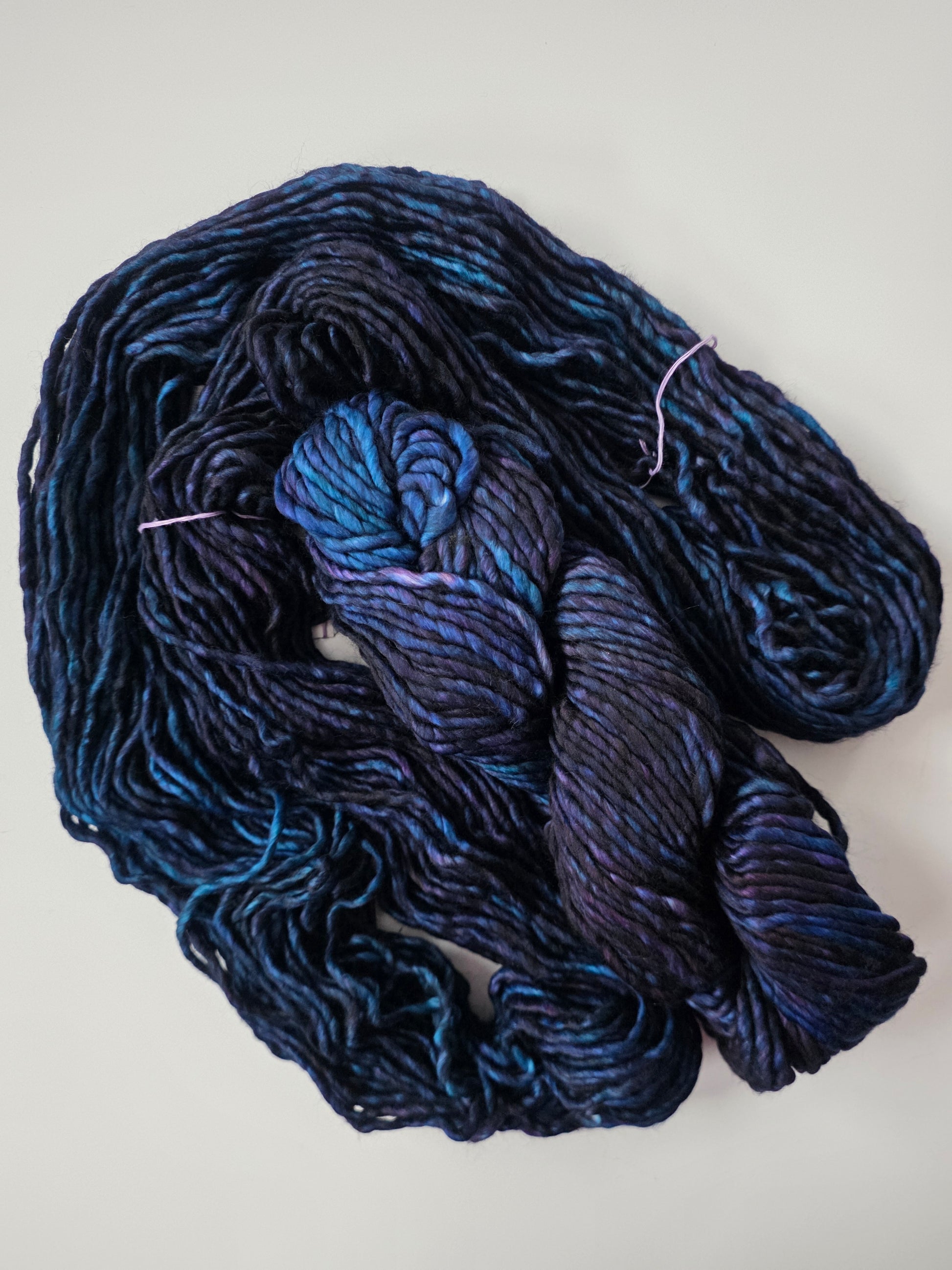 Malabrigo | Noventa | Whale's Road | North Road Knits | Hand Dyed | Merino Wool |  Bulky Yarn | 100% Superwash Merino | Single Ply Twisted
