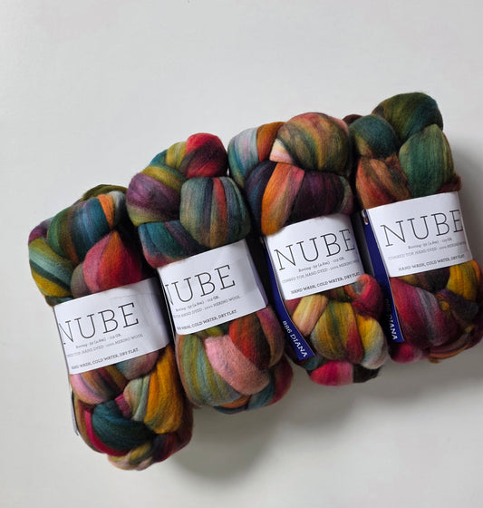 Malabrigo | Nube | Diana | North Road Knits | Hand Dyed | Merino Wool | Roving | Yarn Shop | Grand Marais | Minnesota Yarn Shop 