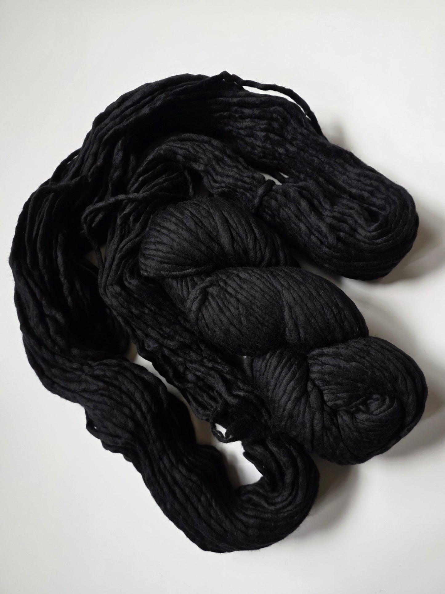 Malabrigo | Rasta | Black | North Road Knits | Hand Dyed | Merino Wool | Super Bulky Yarn