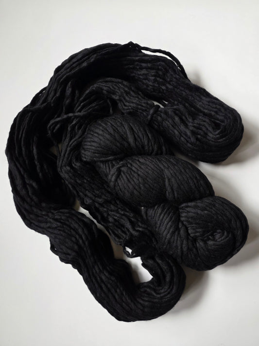 Malabrigo | Rasta | Black | North Road Knits | Hand Dyed | Merino Wool | Super Bulky Yarn