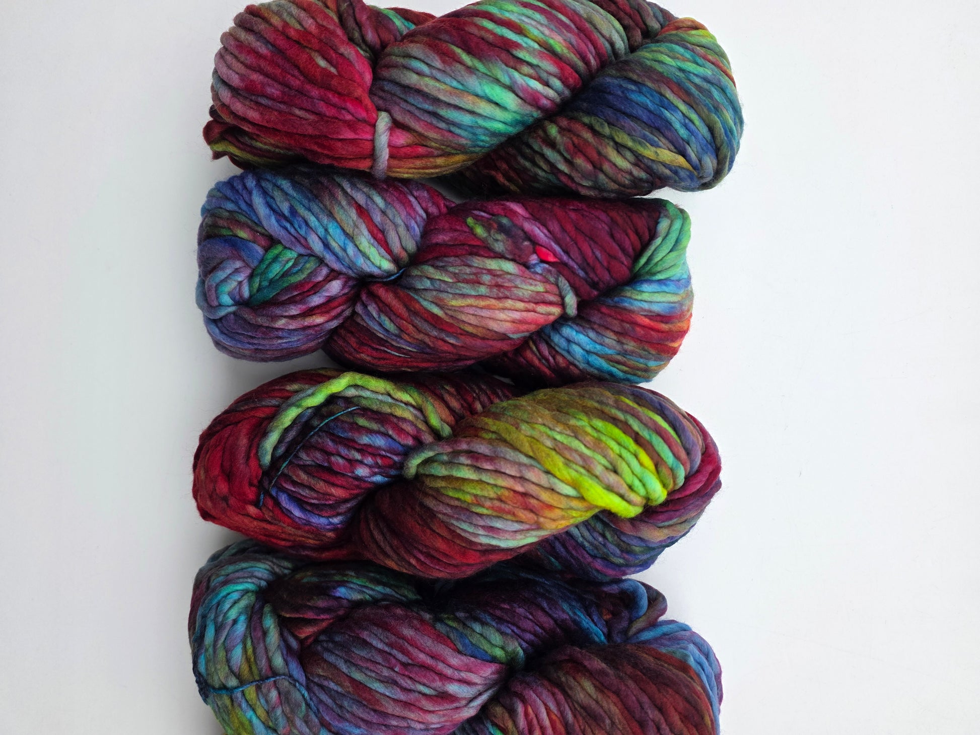 Malabrigo | Rasta | Camaleon | North Road Knits | Hand Dyed | Merino Wool | Super Bulky Yarn | Exclusive | Custom