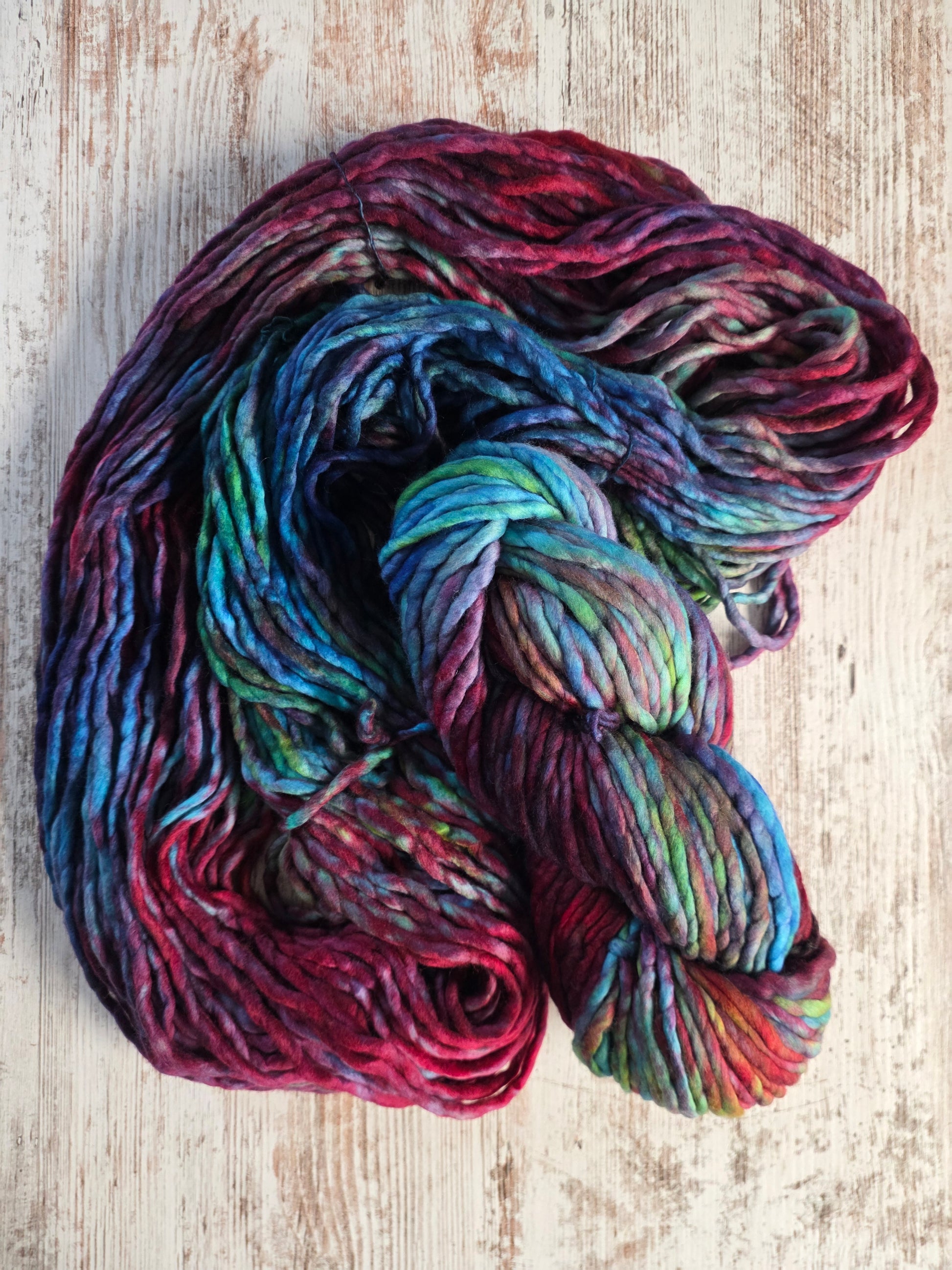 Malabrigo | Rasta | Camaleon | North Road Knits | Hand Dyed | Merino Wool | Super Bulky Yarn | Exclusive | Custom