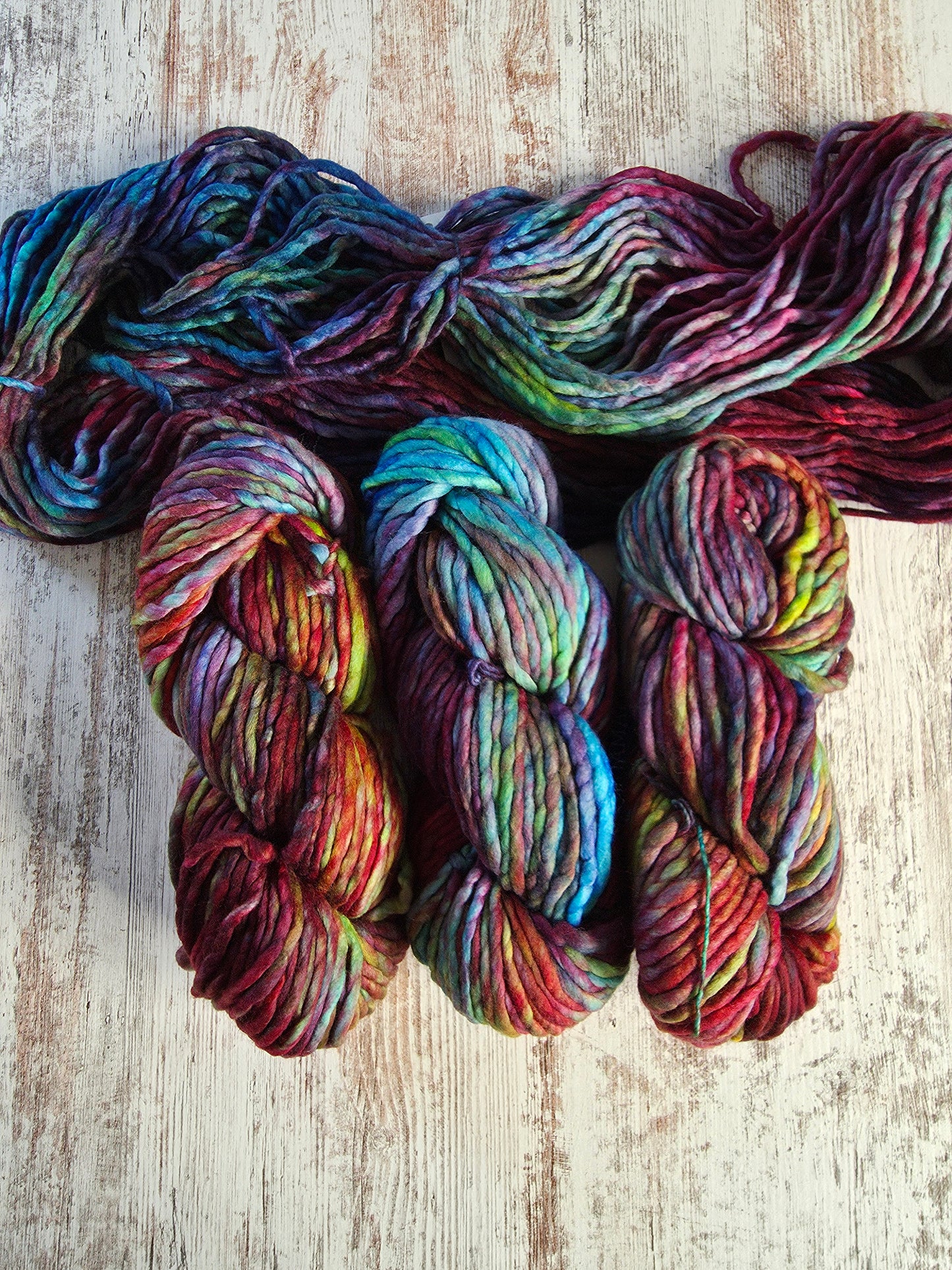 Malabrigo | Rasta | Camaleon | North Road Knits | Hand Dyed | Merino Wool | Super Bulky Yarn | Exclusive | Custom