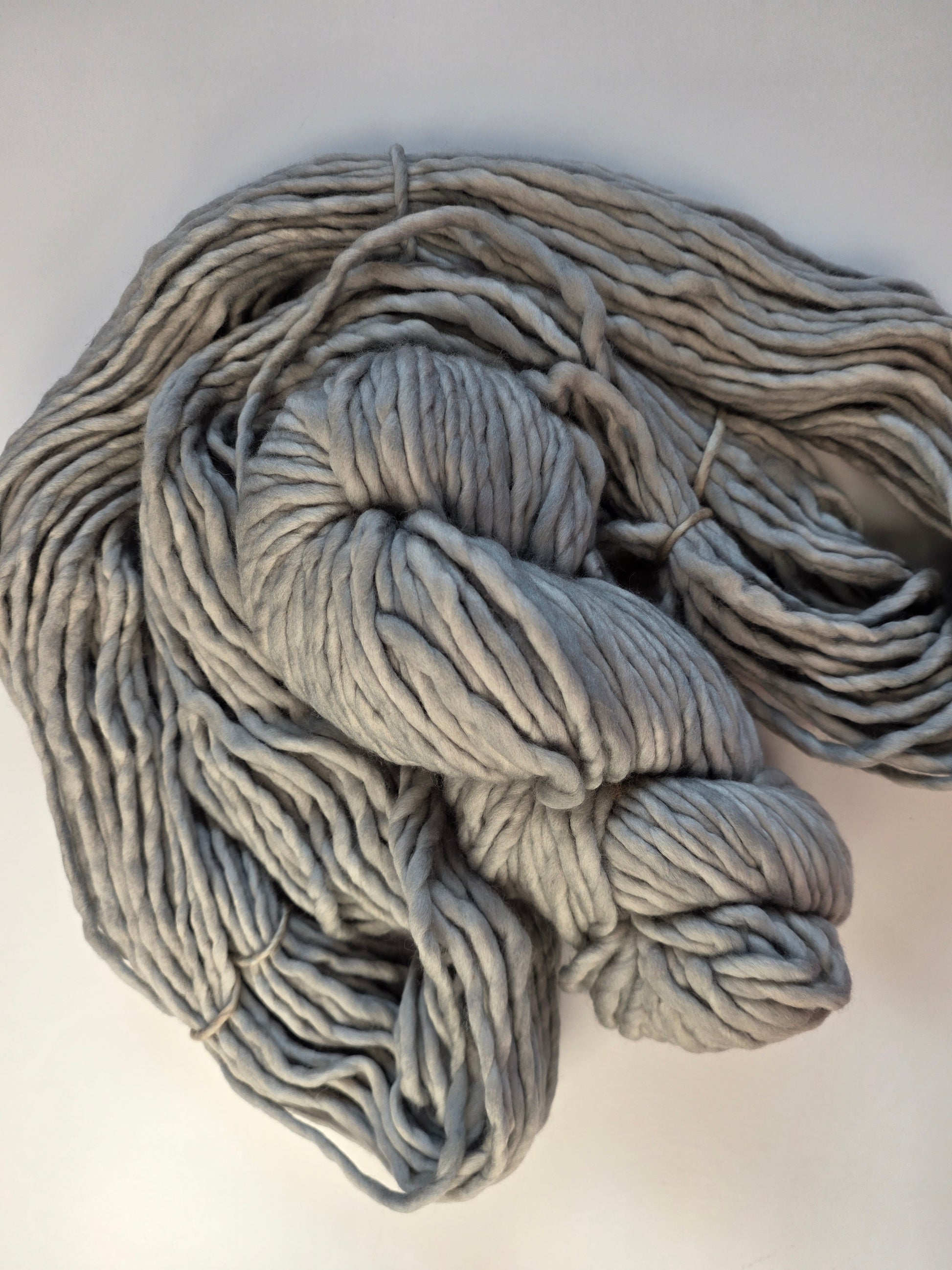 Malabrigo | Rasta | Cape Cod Gray | North Road Knits | Hand Dyed | Merino Wool | Super Bulky Yarn