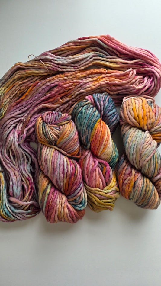 Malabrigo | Rasta | Dancing Leaves | North Road Knits | Hand Dyed | Merino Wool | Super Bulky Yarn