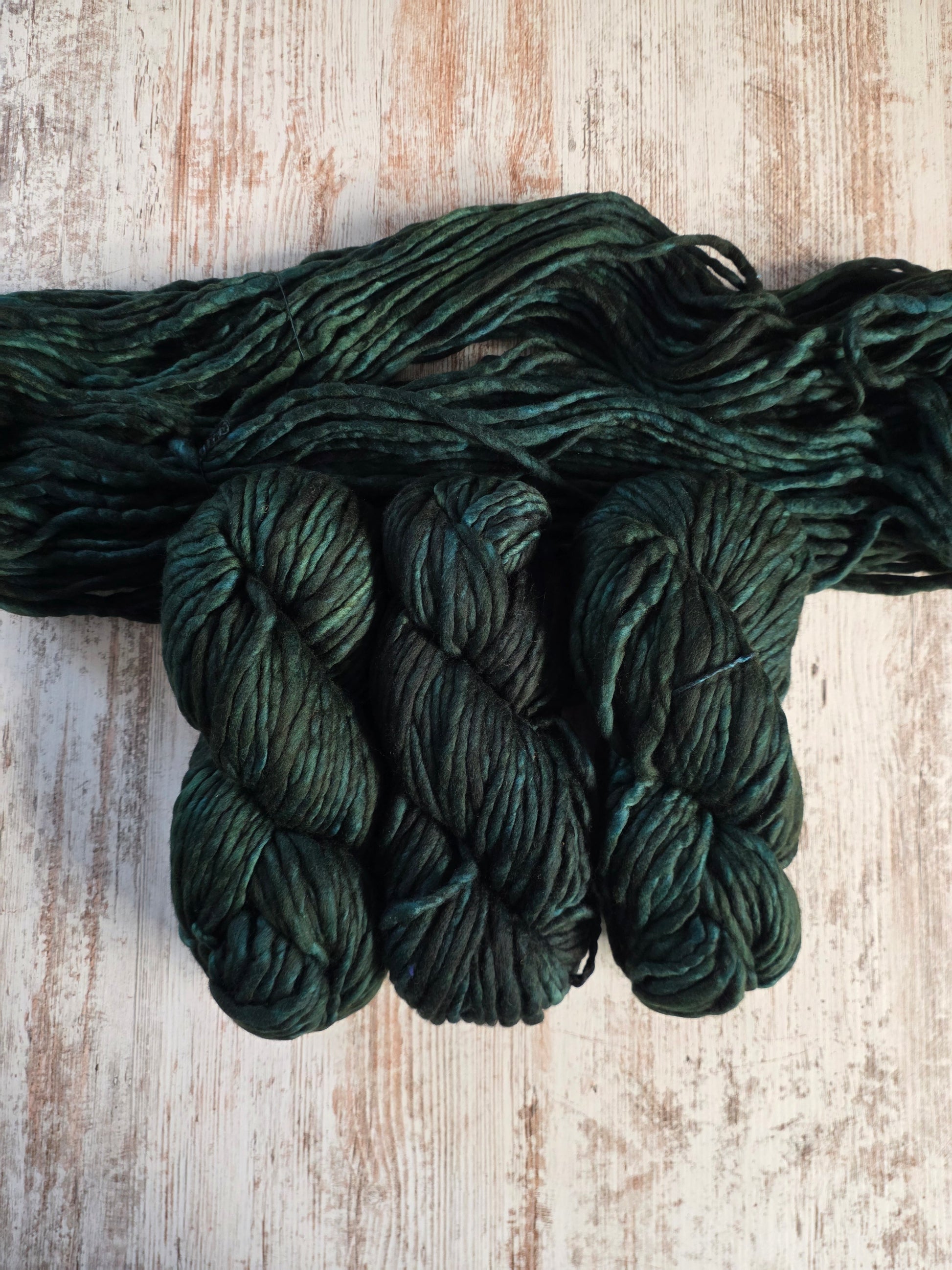 Malabrigo | Rasta | Forest | North Road Knits | Hand Dyed | Merino Wool | Super Bulky Yarn | Exclusive | Custom