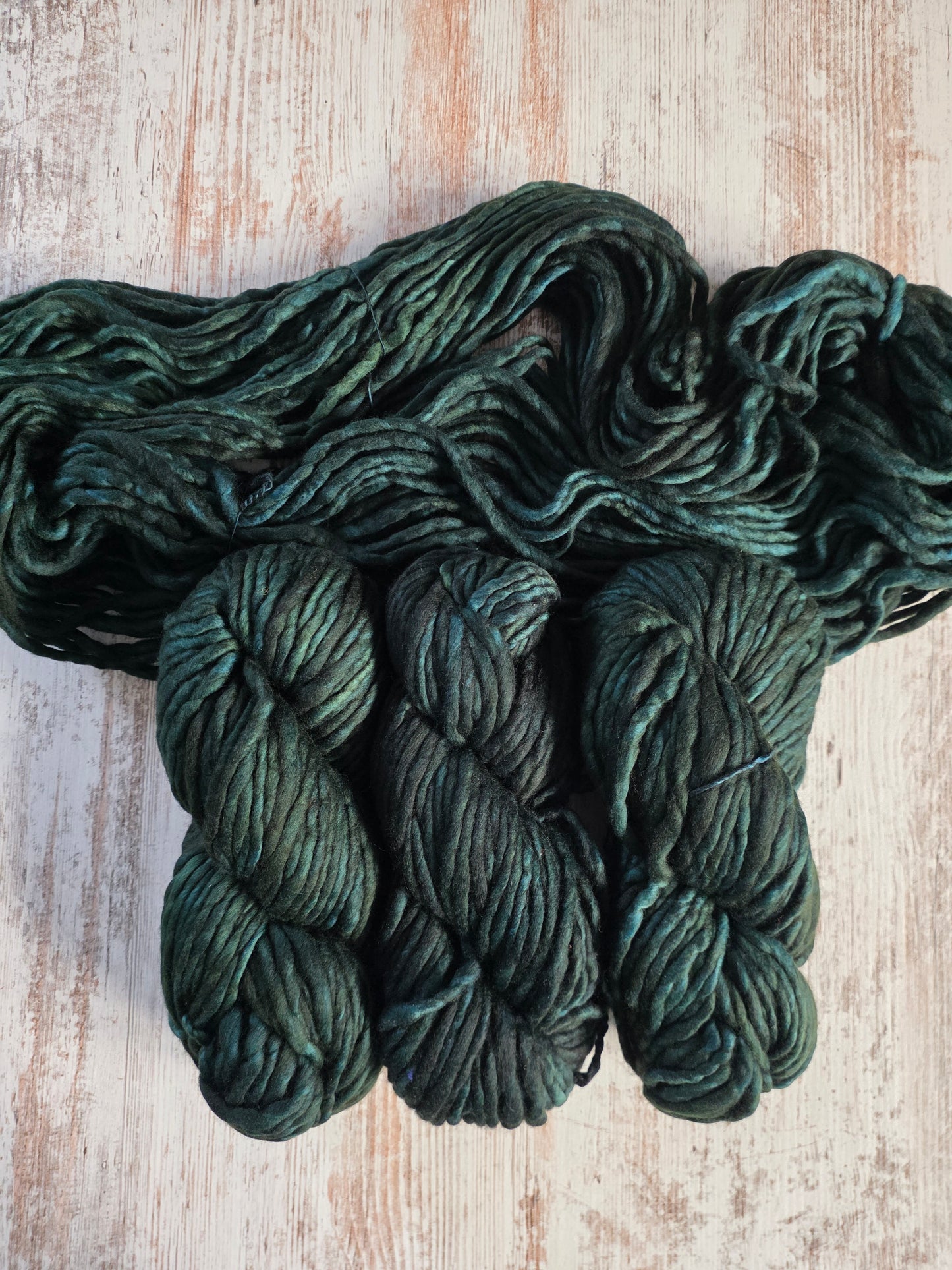 Malabrigo | Rasta | Forest | North Road Knits | Hand Dyed | Merino Wool | Super Bulky Yarn | Exclusive | Custom