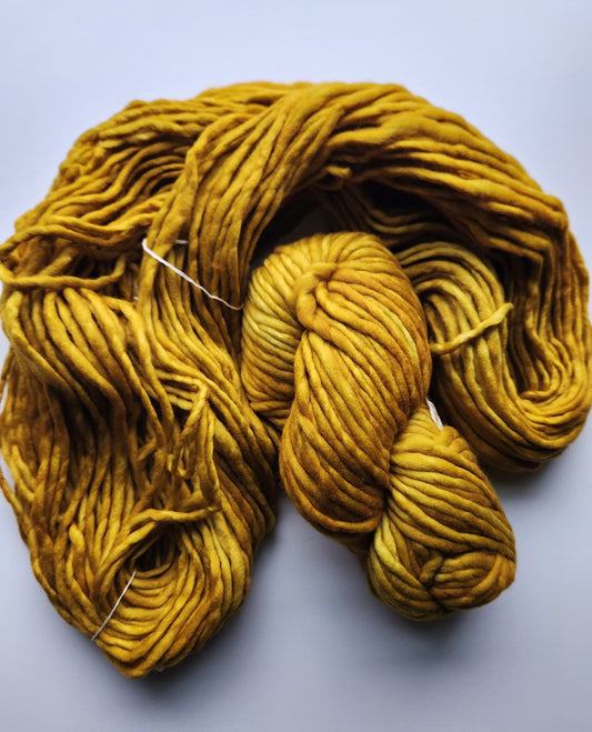 Malabrigo | Rasta | Frank Ochre | North Road Knits | Hand Dyed | Merino Wool | Super Bulky Yarn