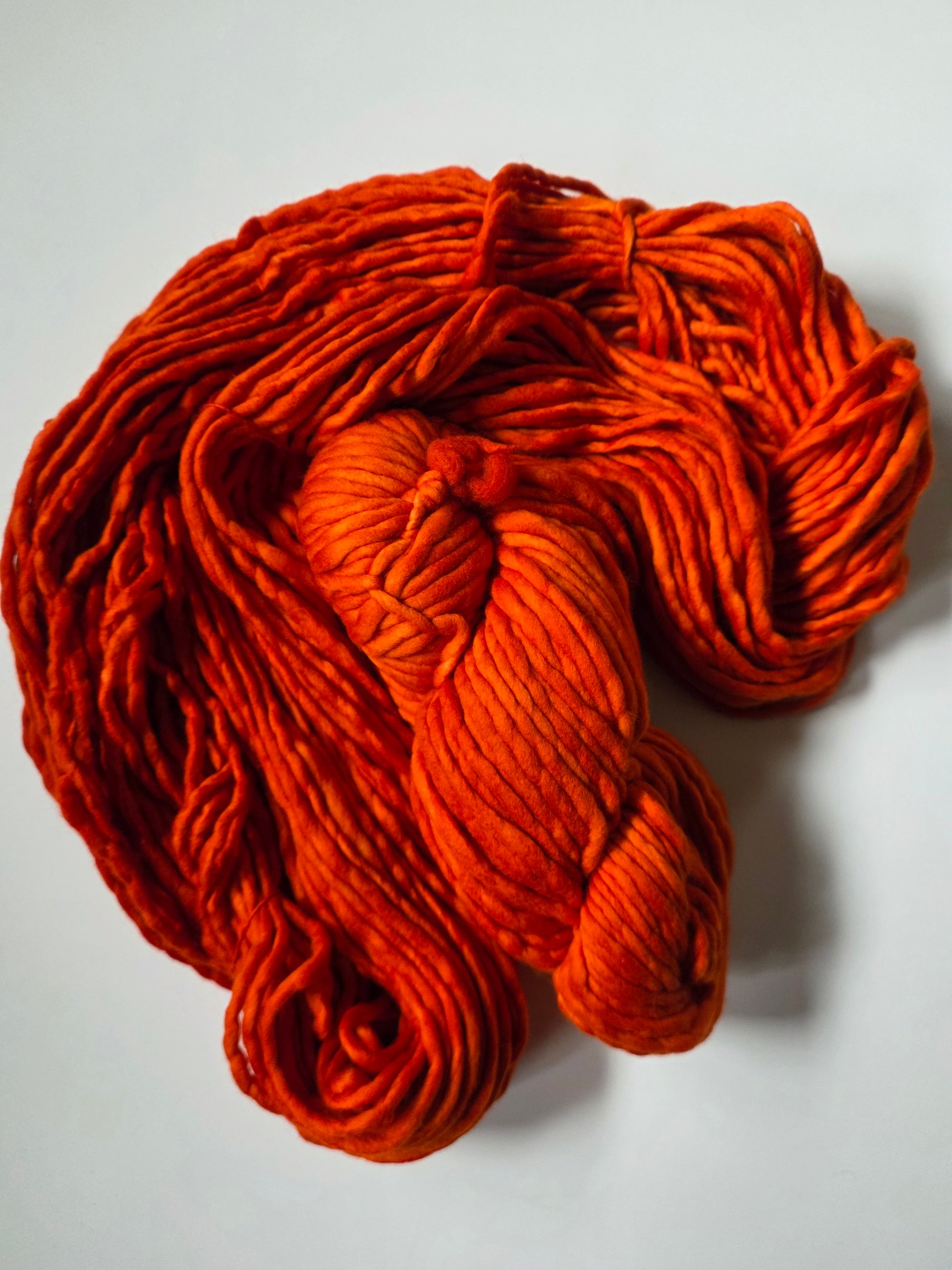 Malabrigo | Rasta | Glazed Carrot | North Road Knits | Hand Dyed | Merino Wool | Super Bulky Yarn