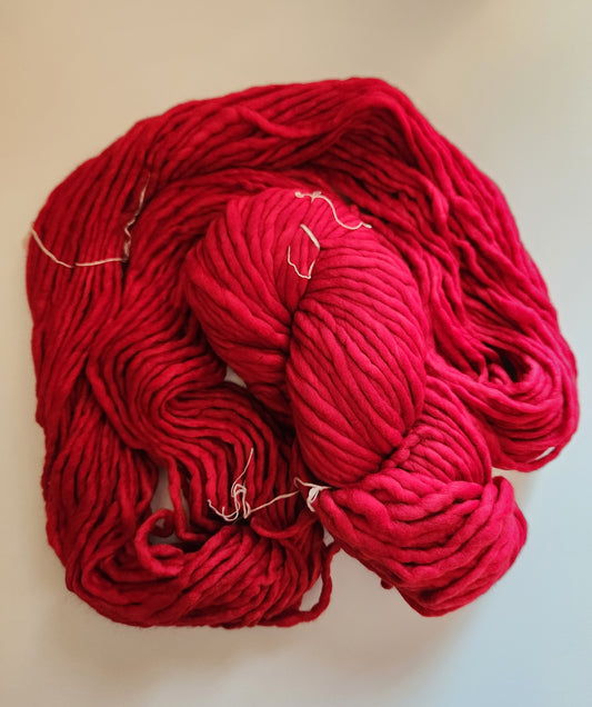 Malabrigo | Rasta | Ravelry Red | North Road Knits | Hand Dyed | Merino Wool | Super Bulky Yarn