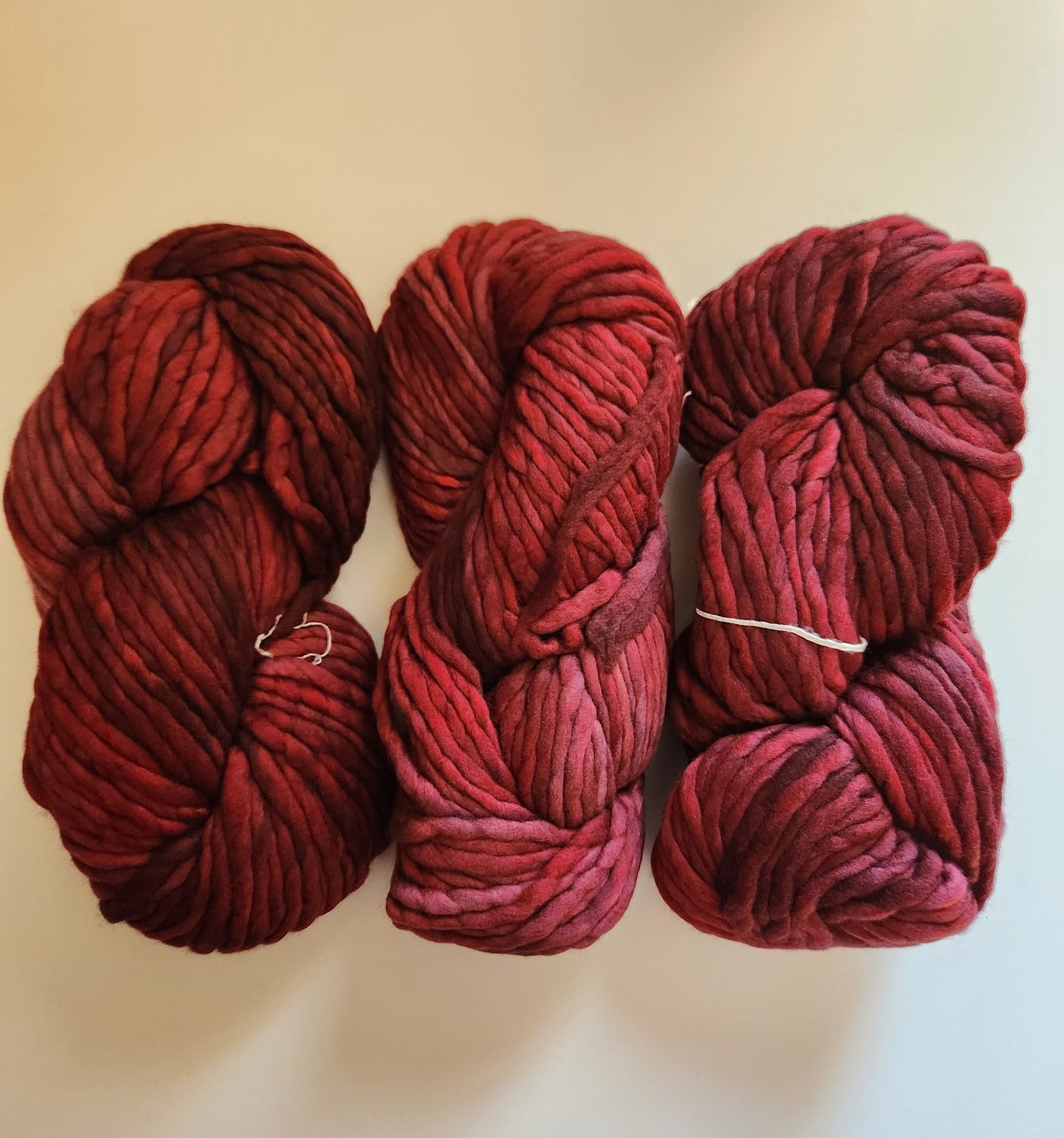 Malabrigo | Rasta | Stitch Red | North Road Knits | Hand Dyed | Merino Wool | Super Bulky Yarn