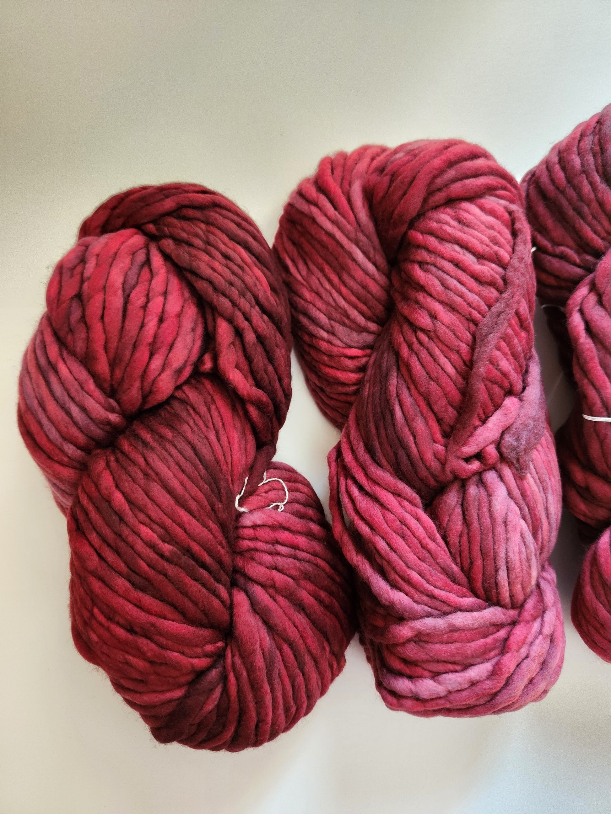 Malabrigo | Rasta | Stitch Red | North Road Knits | Hand Dyed | Merino Wool | Super Bulky Yarn