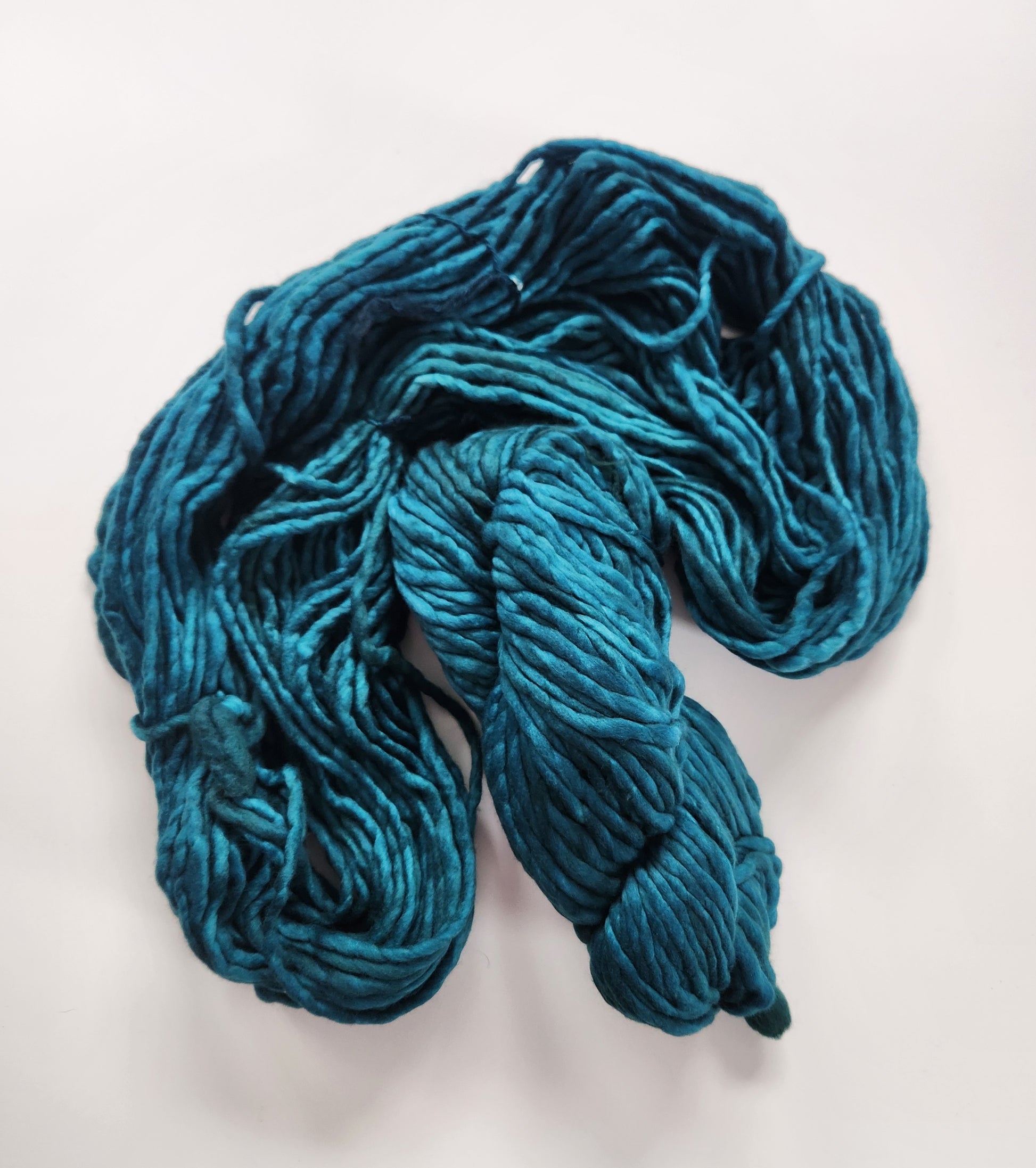 Malabrigo | Rasta | Teal Feather | North Road Knits | Hand Dyed | Merino Wool | Super Bulky Yarn