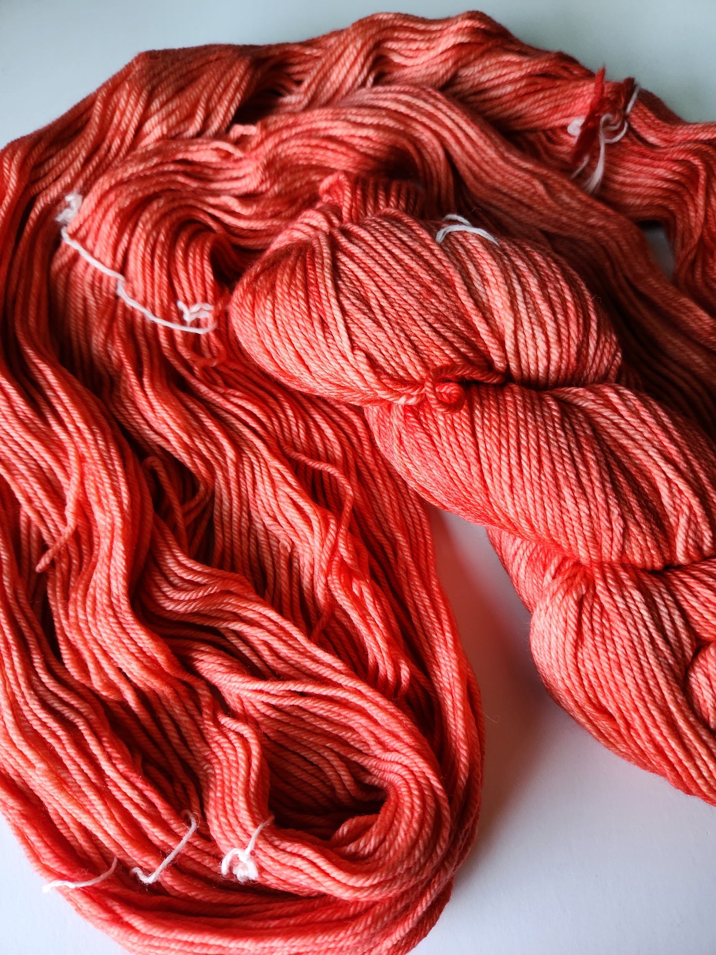 Malabrigo | Rios | Living Coral | North Road Knits | Hand Dyed | Merino Wool | Worsted Yarn | Worsted | 100% Superwash Merino