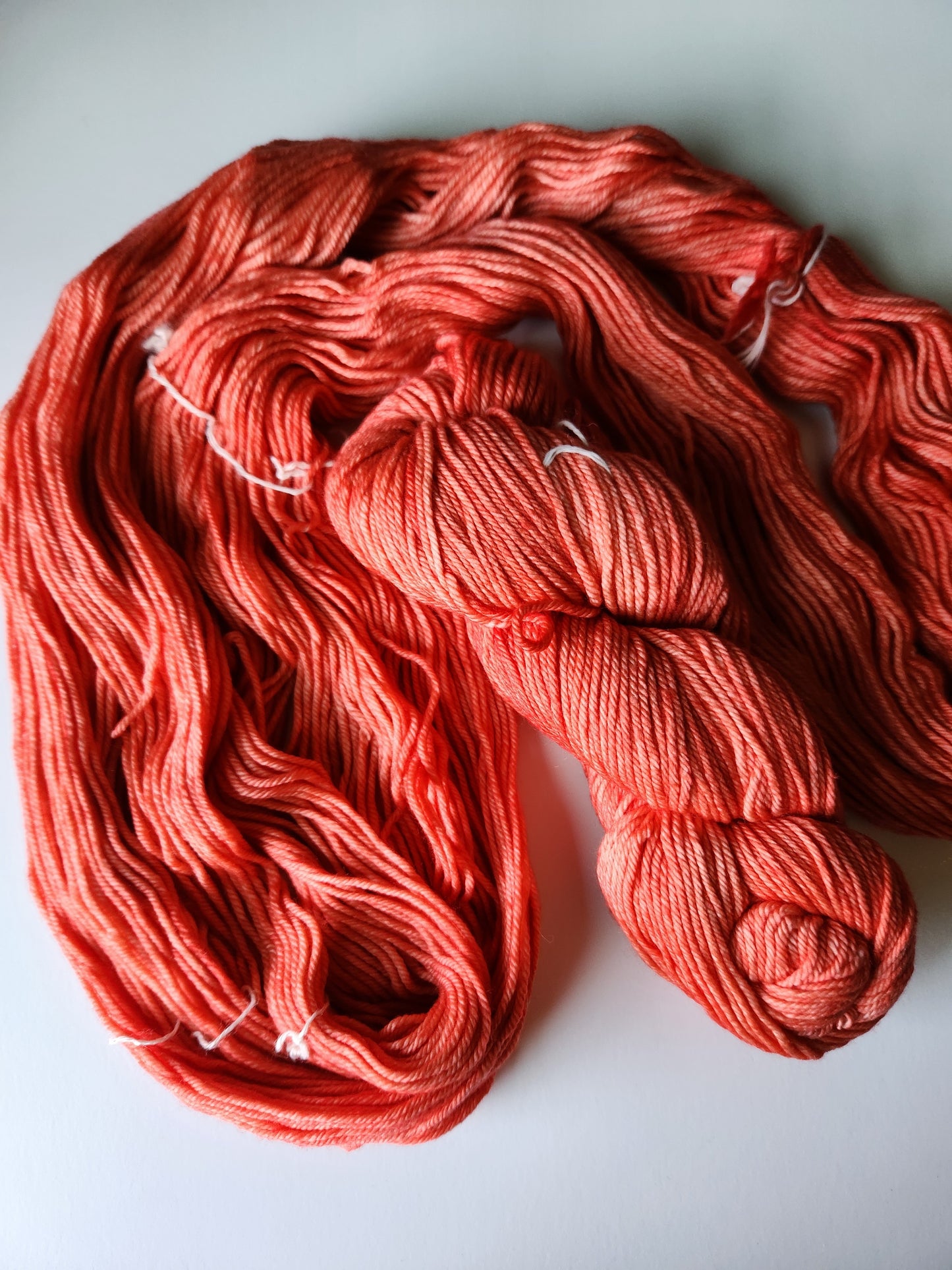 Malabrigo | Rios | Living Coral | North Road Knits | Hand Dyed | Merino Wool | Worsted Yarn | Worsted | 100% Superwash Merino