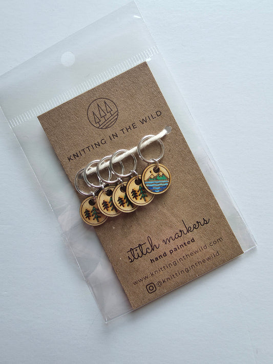 Mountain Stitch Marker Set