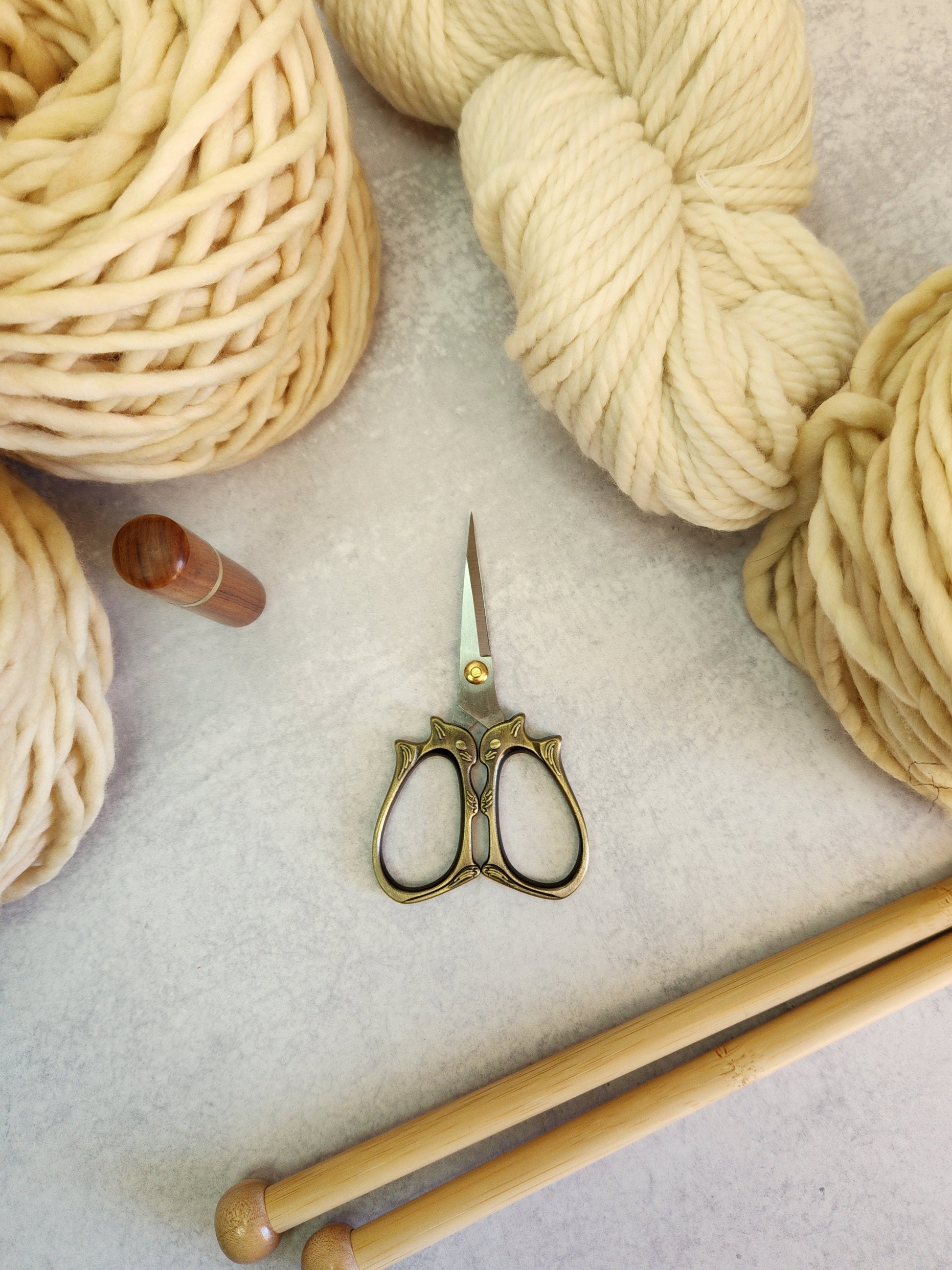 Squirrel Scissors for Knitting Embroidery Sewing.  North Road Knits Goods for Makers