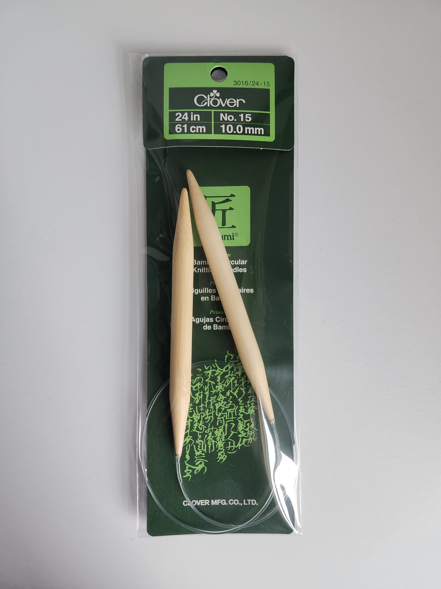 Clover Takumi Bamboo 24" Circular Needles