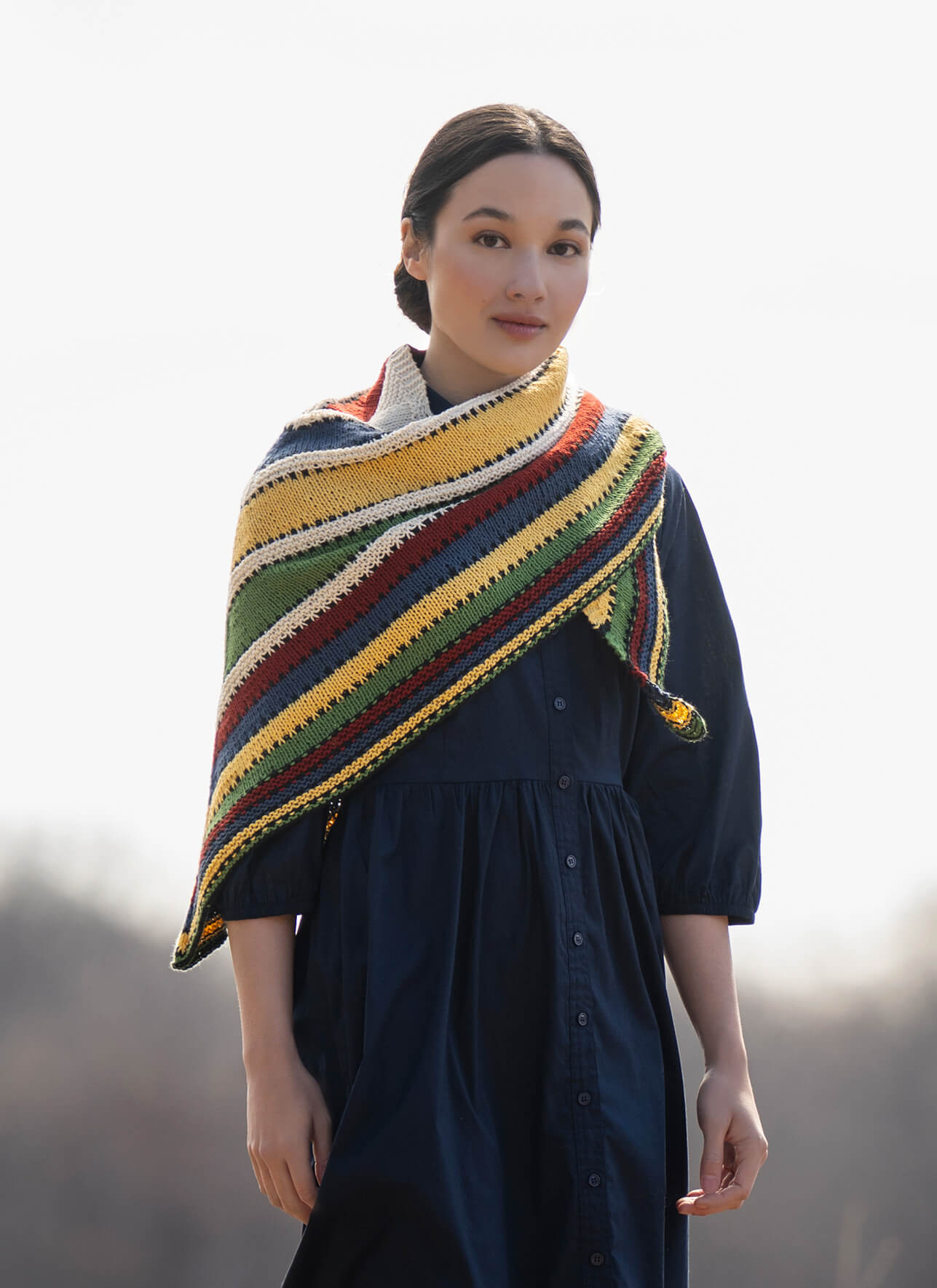 Blue Sky Fibers | Camp Ivanhoe Shawl Kit
