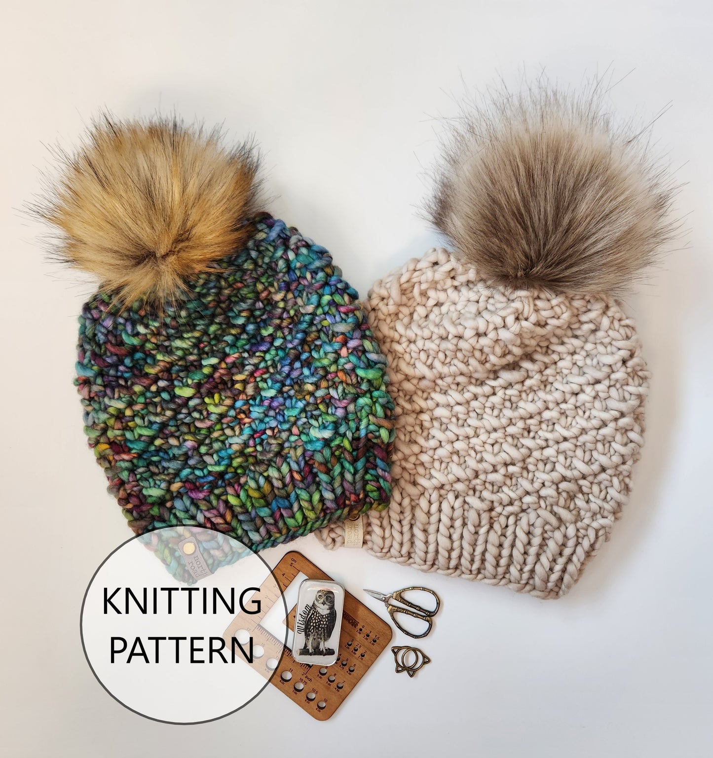 Ripple Effect Hat Knitting Pattern