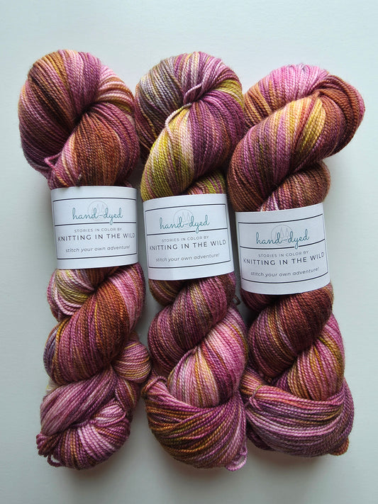 Knitting In The Wild Hand Dyed Yarn | Temperance | Rosewood & Honey