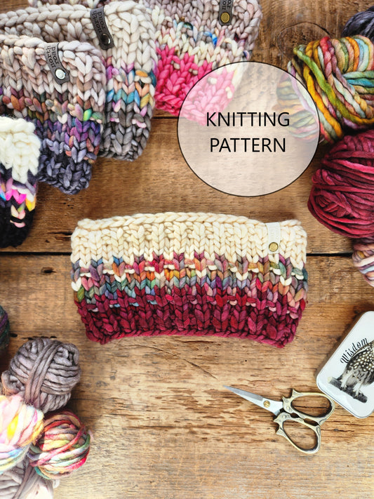 Stratification Headband Knitting Pattern